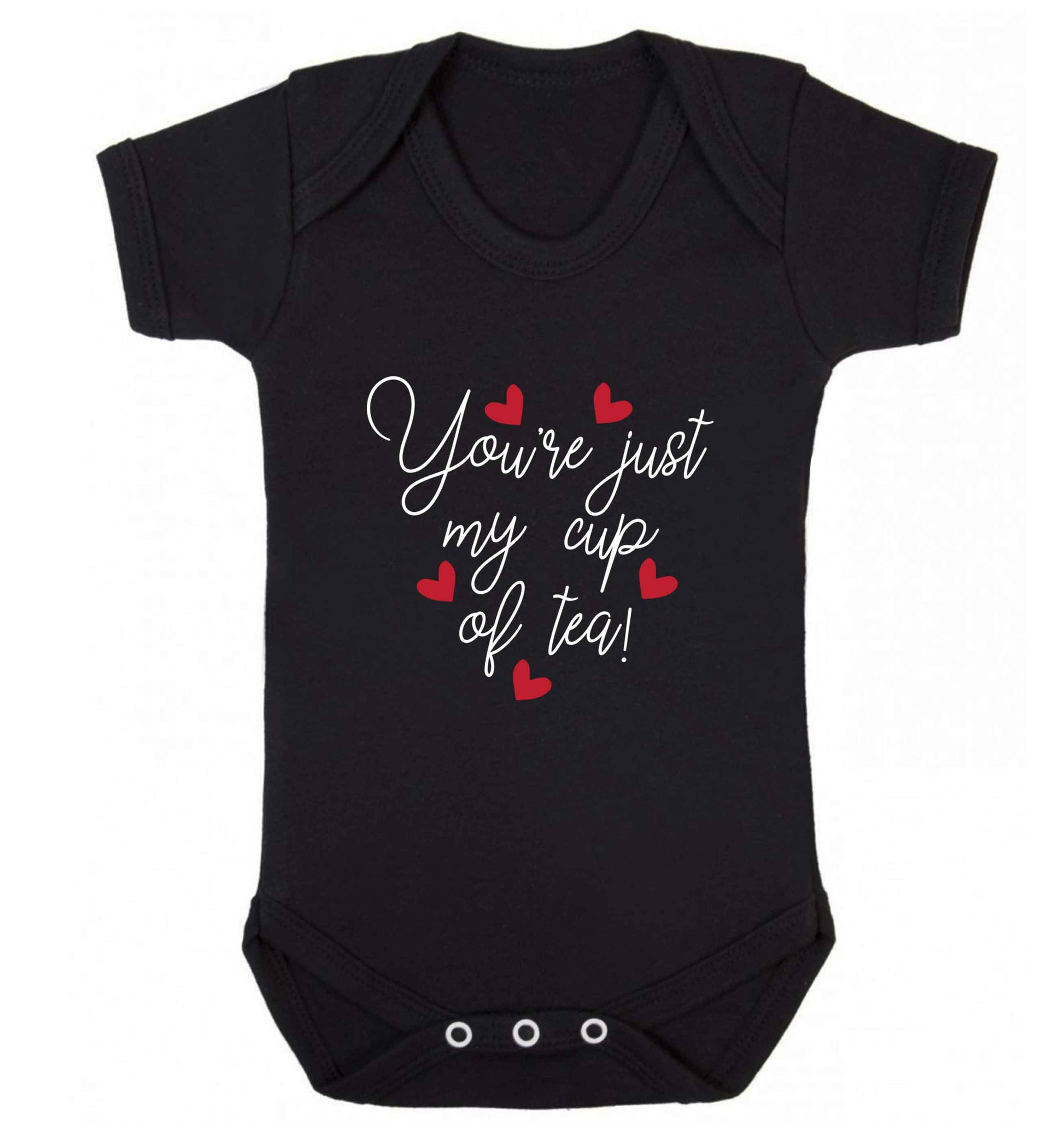 You're just my cup of tea baby vest black 18-24 months