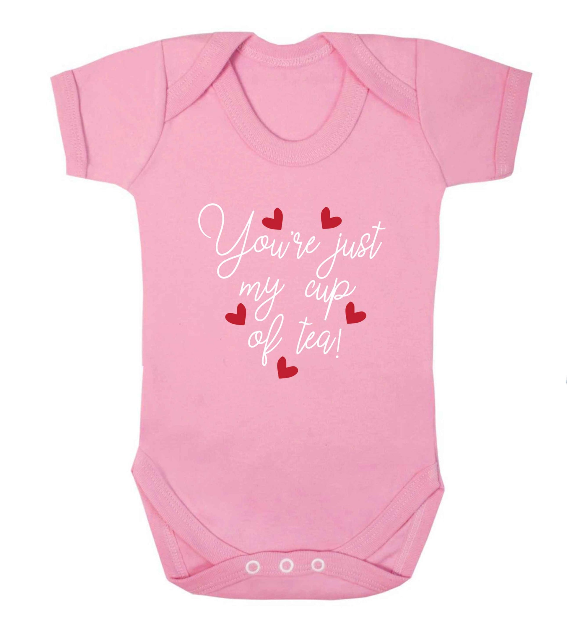 You're just my cup of tea baby vest pale pink 18-24 months