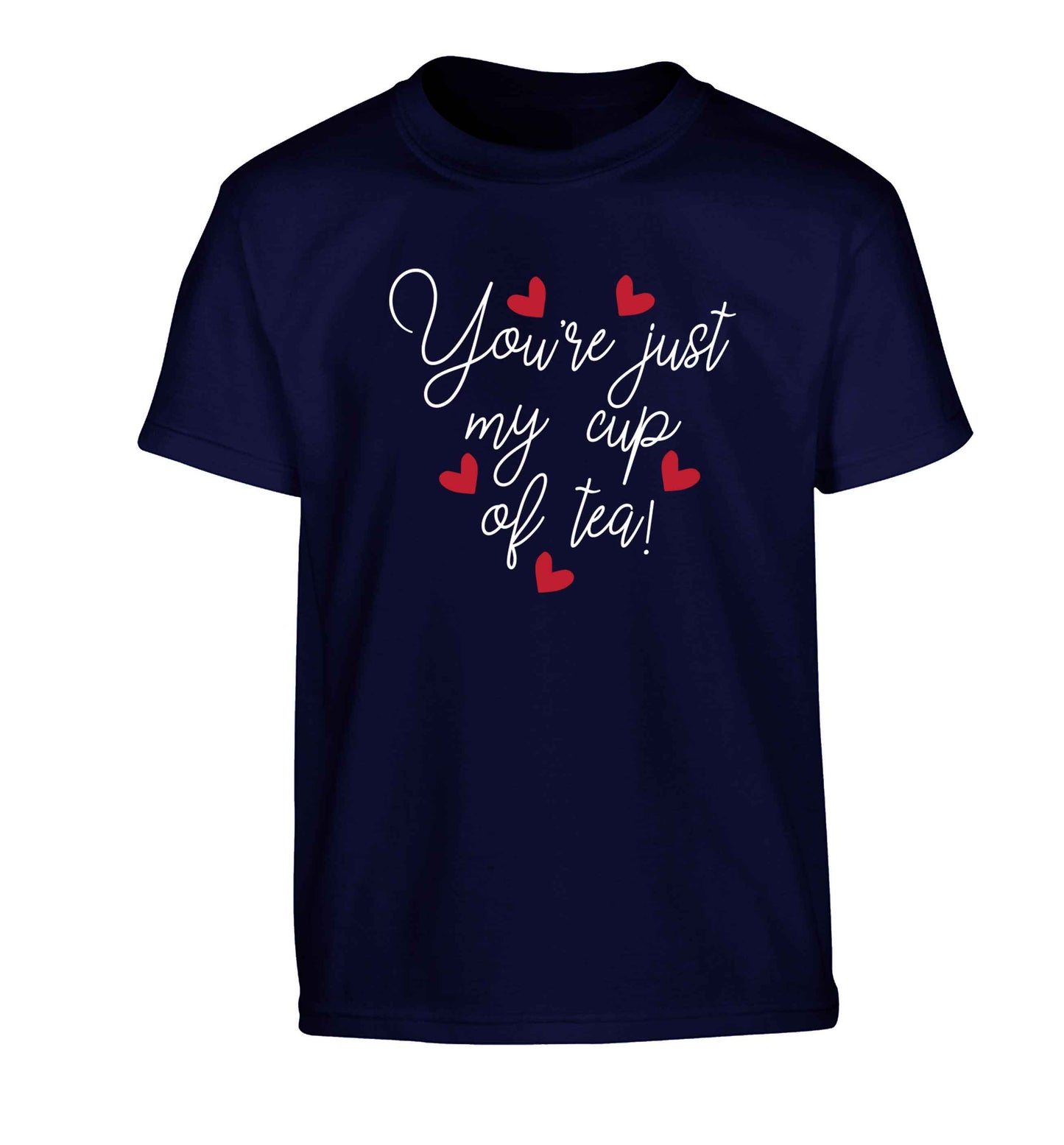 You're just my cup of tea Children's navy Tshirt 12-13 Years