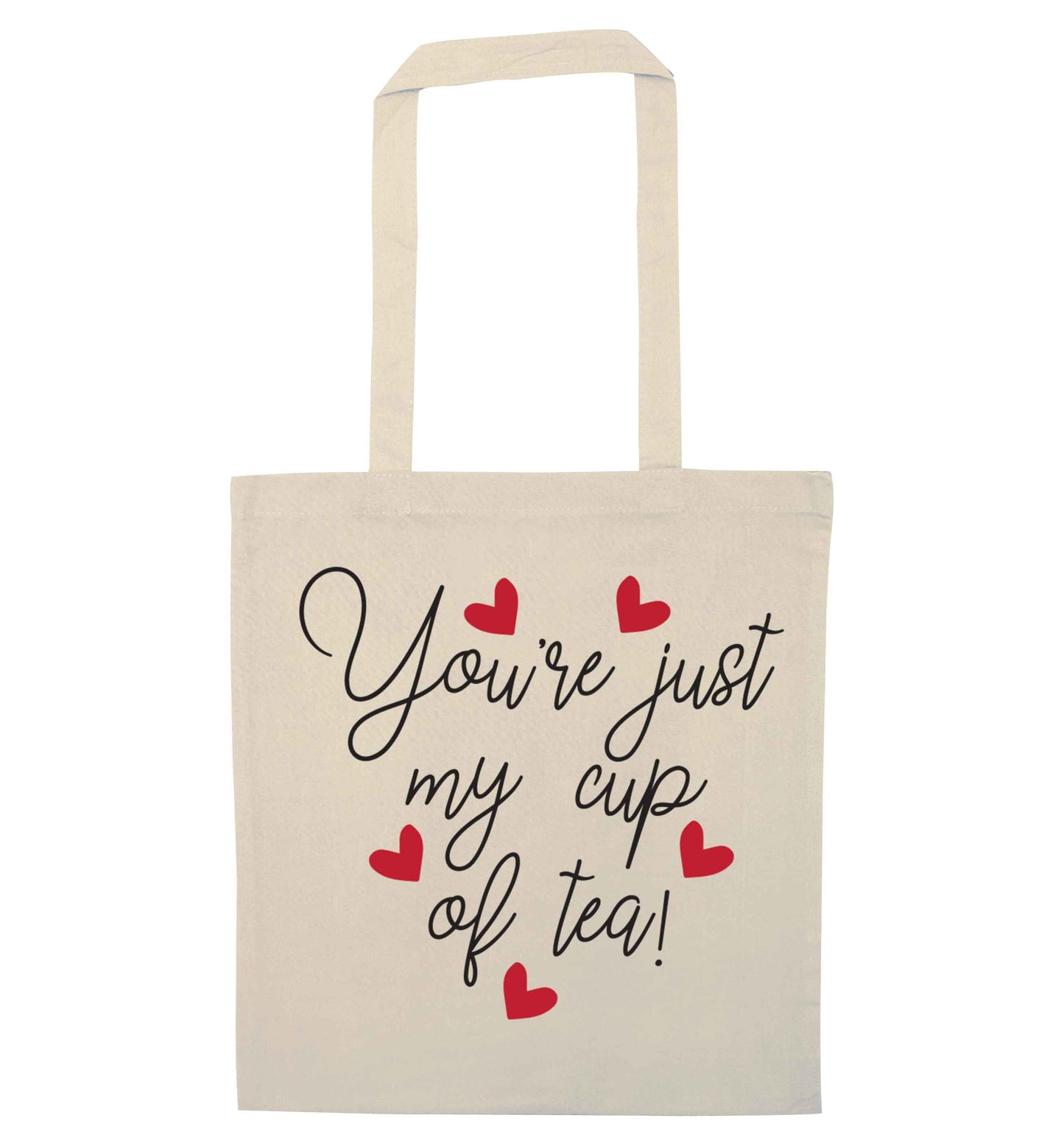 You're just my cup of tea natural tote bag
