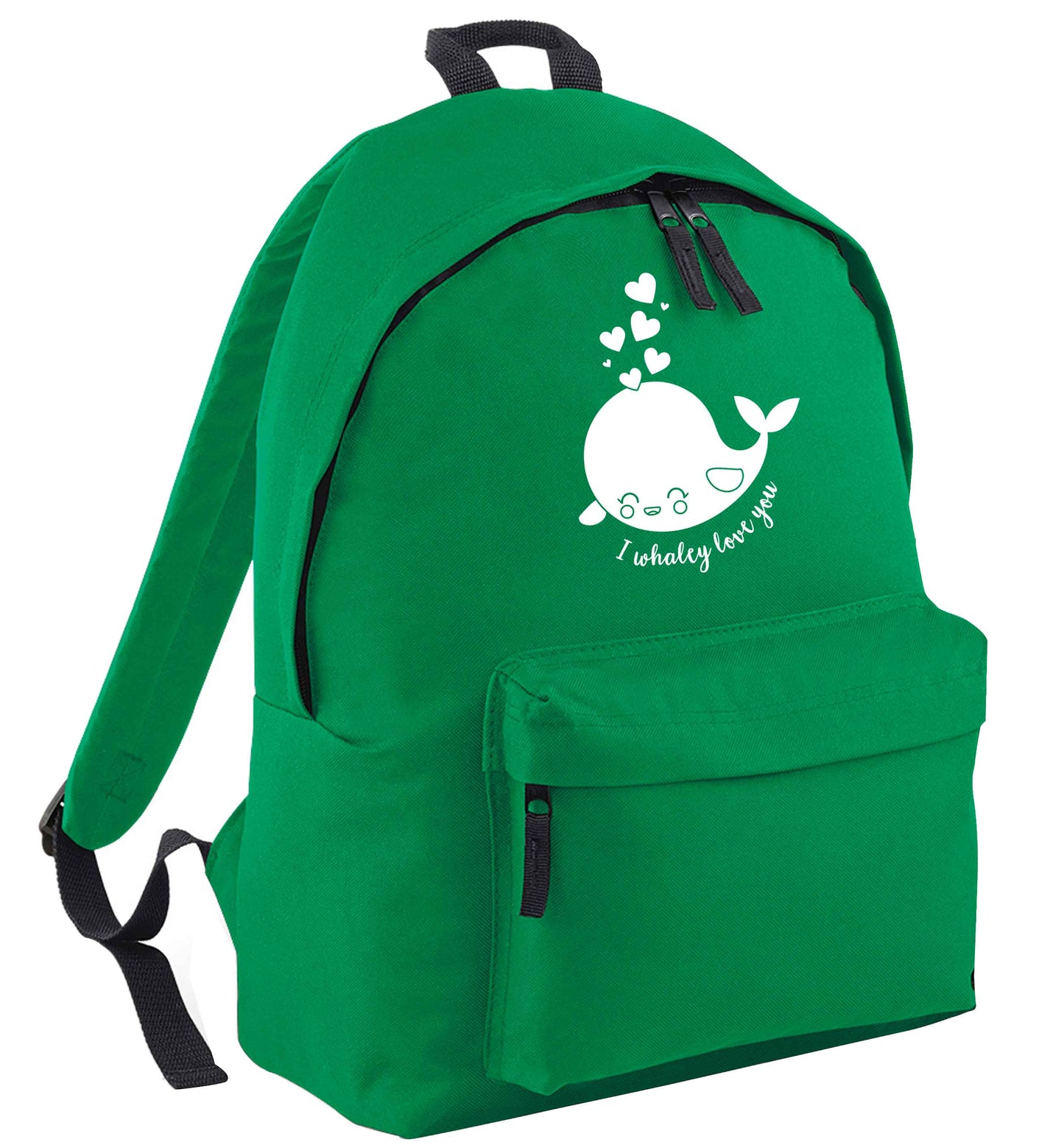I whaley love you green adults backpack