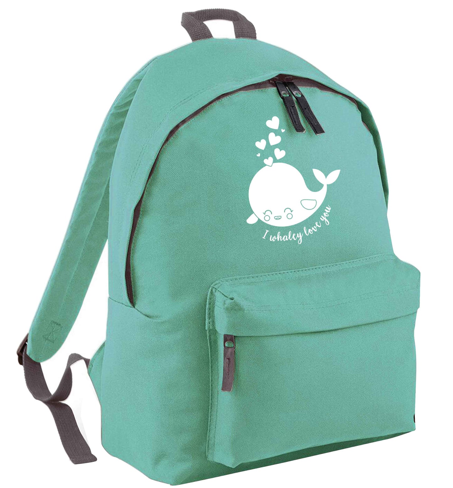 I whaley love you mint adults backpack