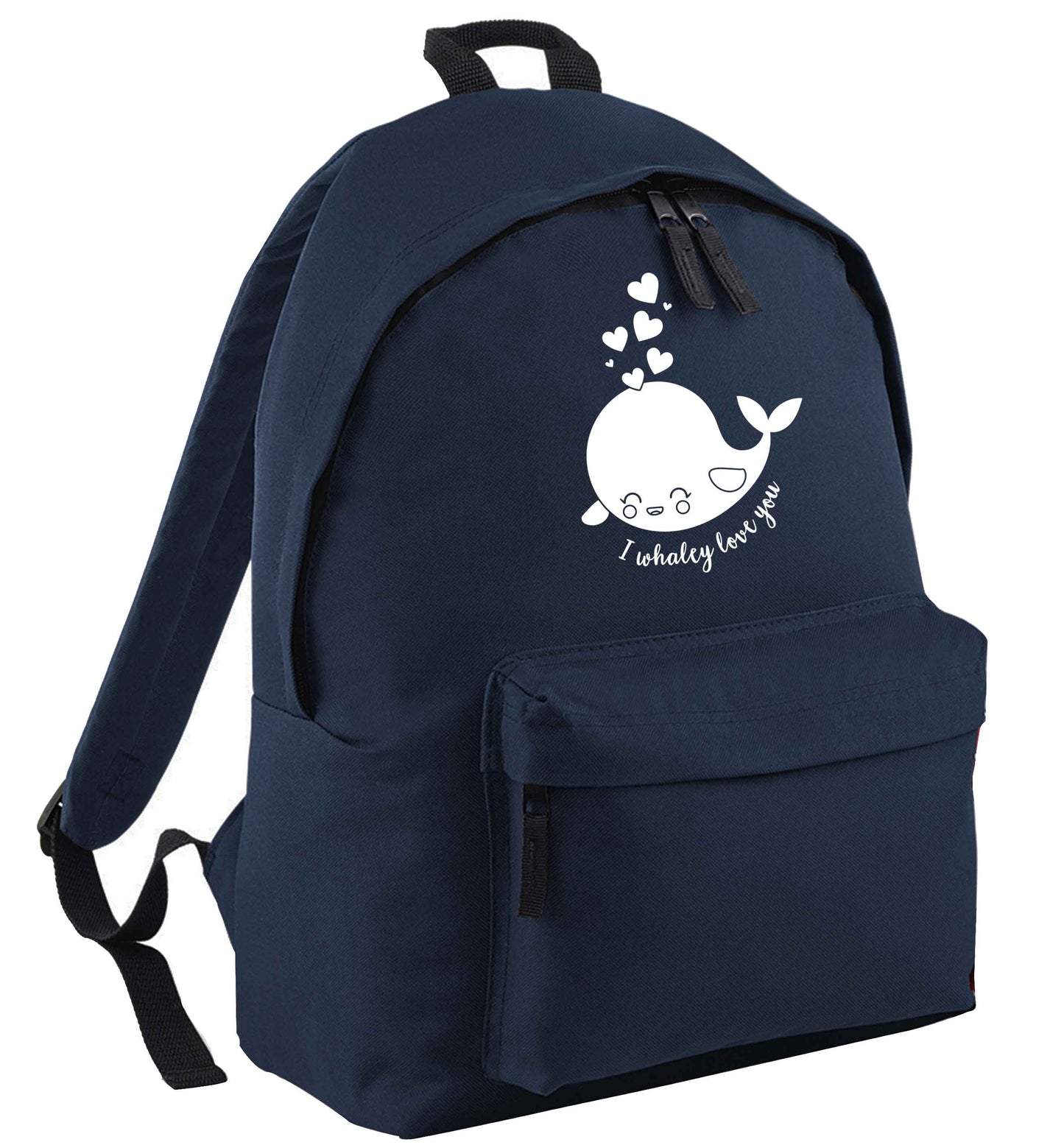 I whaley love you navy adults backpack