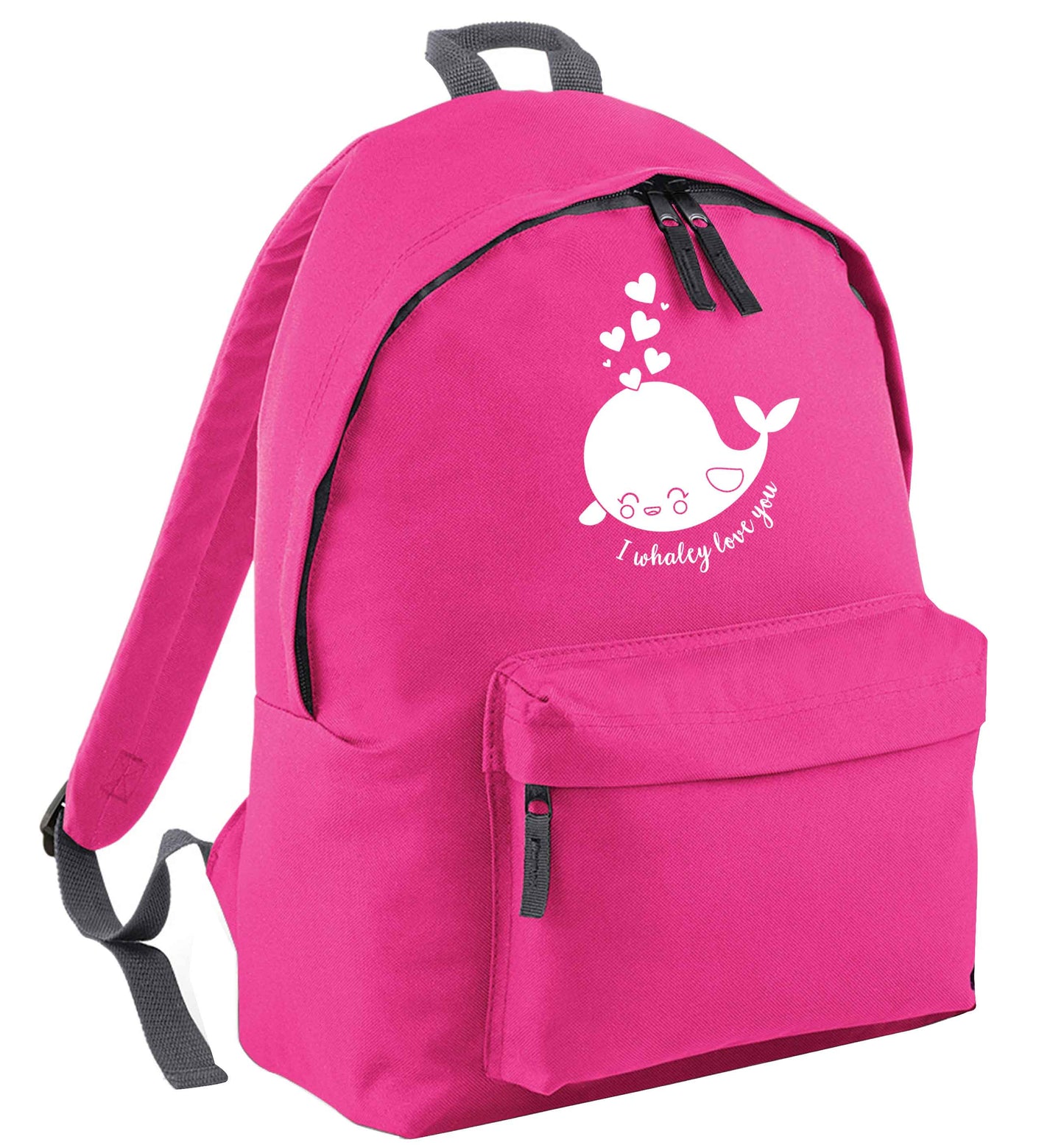 I whaley love you pink adults backpack