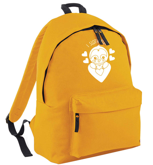 I sloth you mustard adults backpack