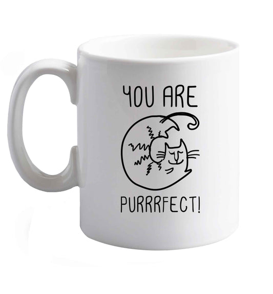 10 oz Favourite Type Pan Pancake ceramic mug right handed