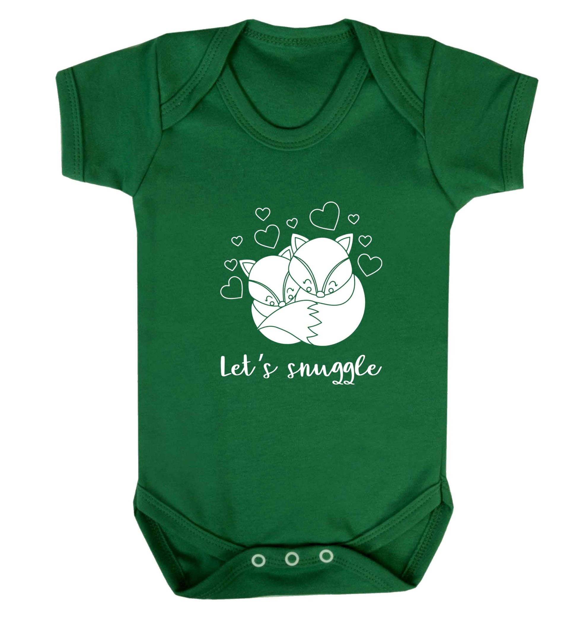 Let's snuggle baby vest green 18-24 months