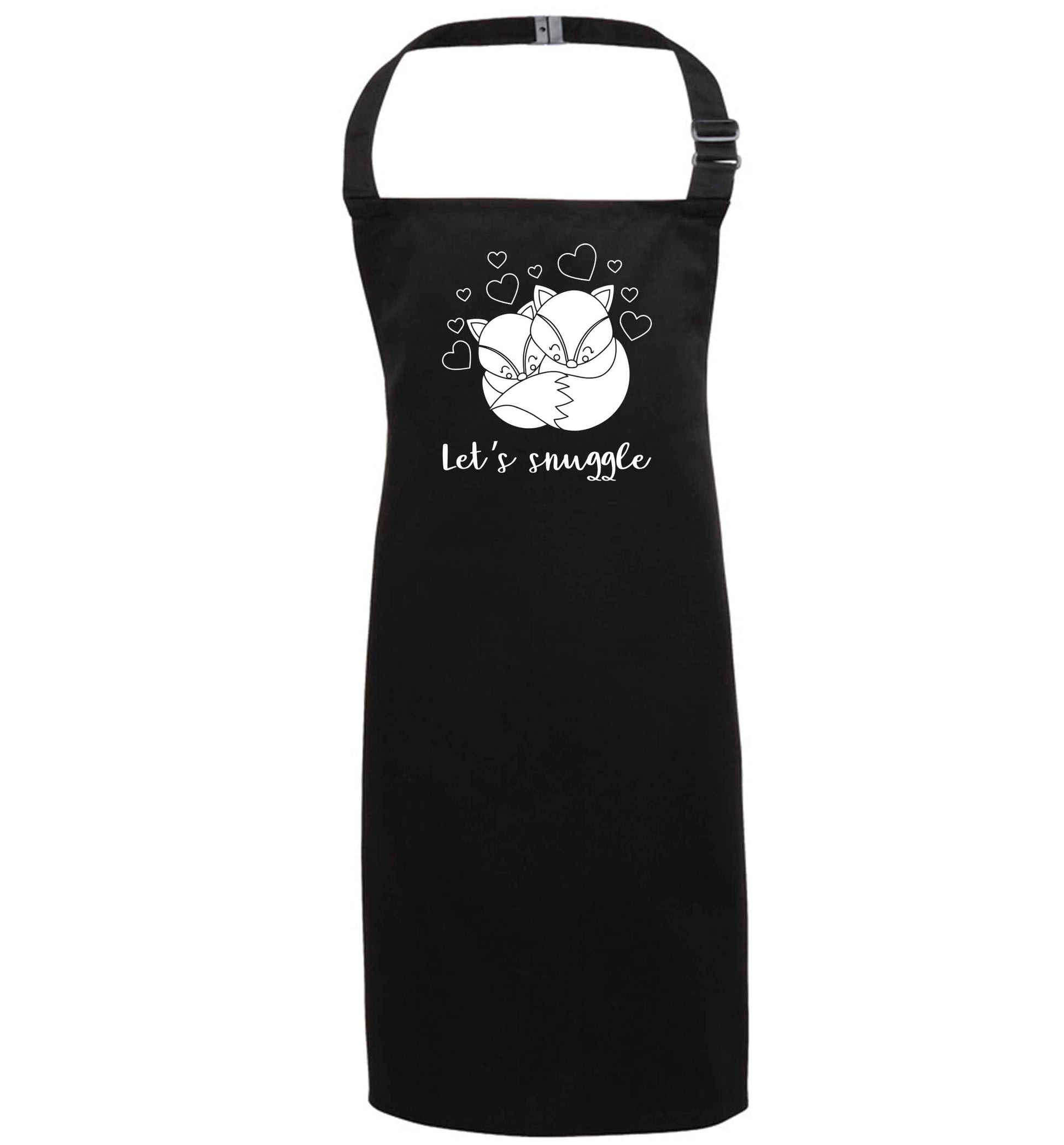 Let's snuggle black apron 7-10 years