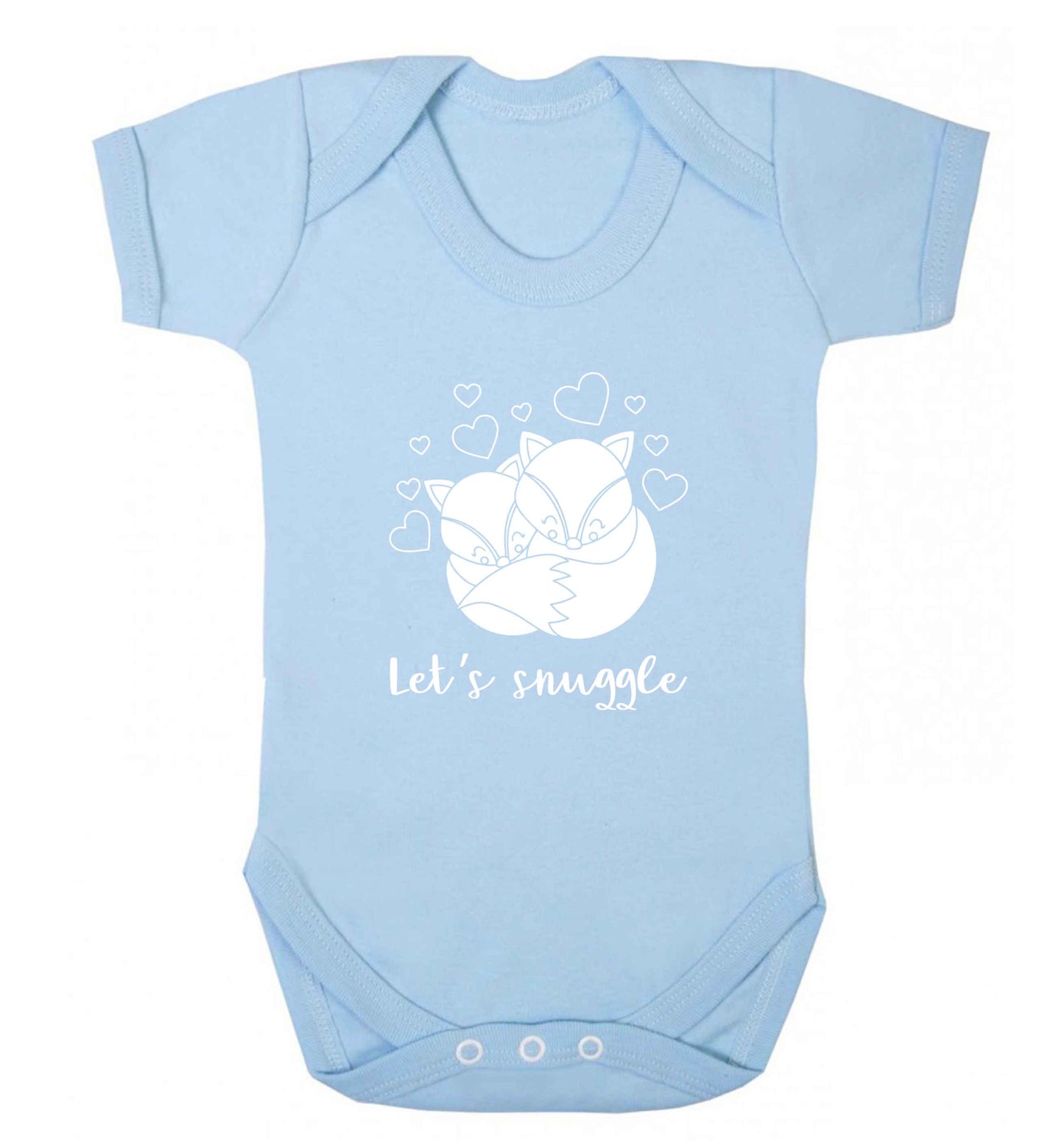 Let's snuggle baby vest pale blue 18-24 months