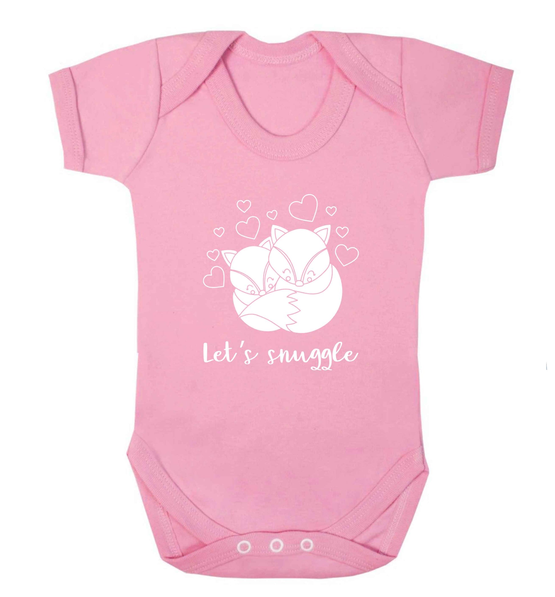 Let's snuggle baby vest pale pink 18-24 months