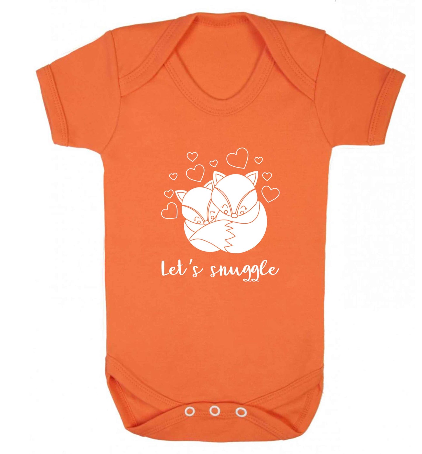 Let's snuggle baby vest orange 18-24 months