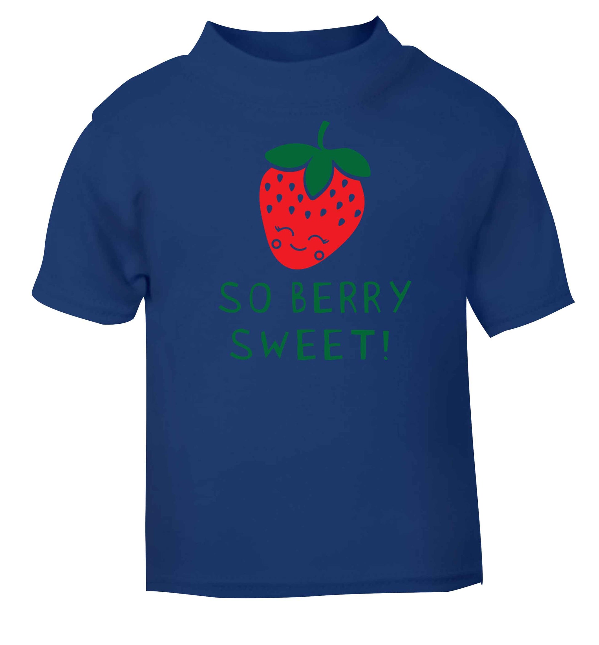 So berry sweet blue baby toddler Tshirt 2 Years