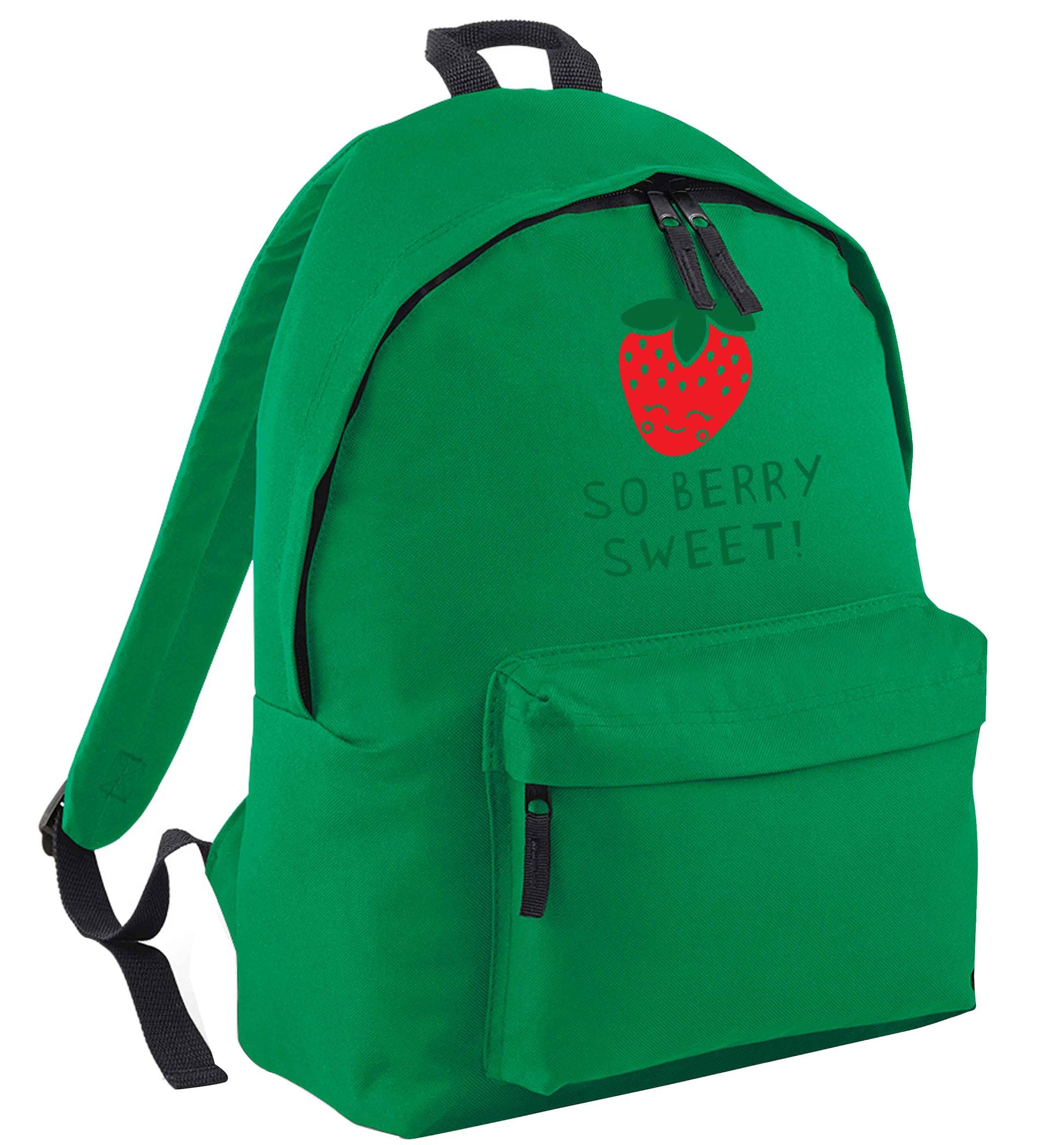 So berry sweet green adults backpack