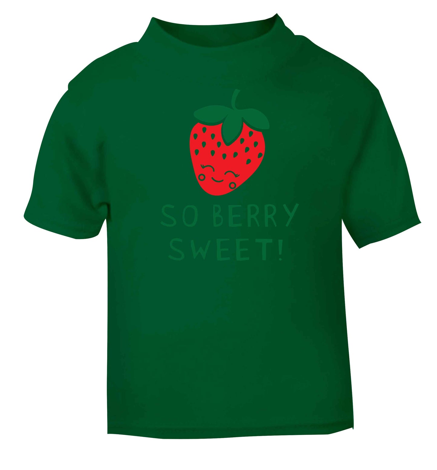 So berry sweet green baby toddler Tshirt 2 Years