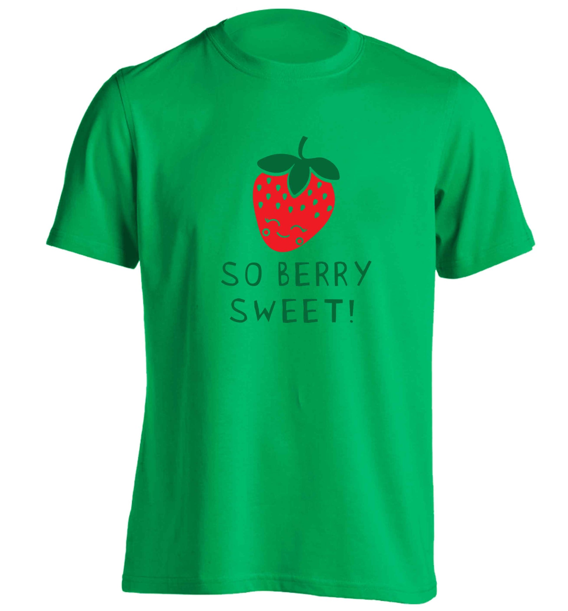 So berry sweet adults unisex green Tshirt 2XL