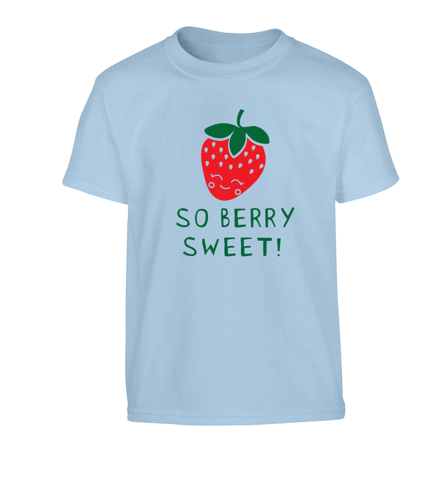 So berry sweet Children's light blue Tshirt 12-13 Years