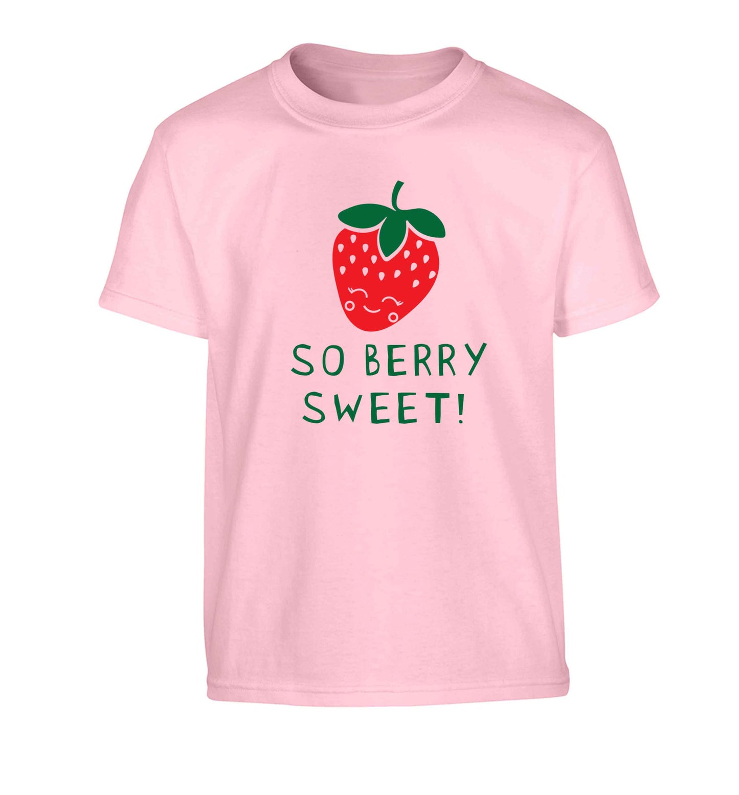 So berry sweet Children's light pink Tshirt 12-13 Years