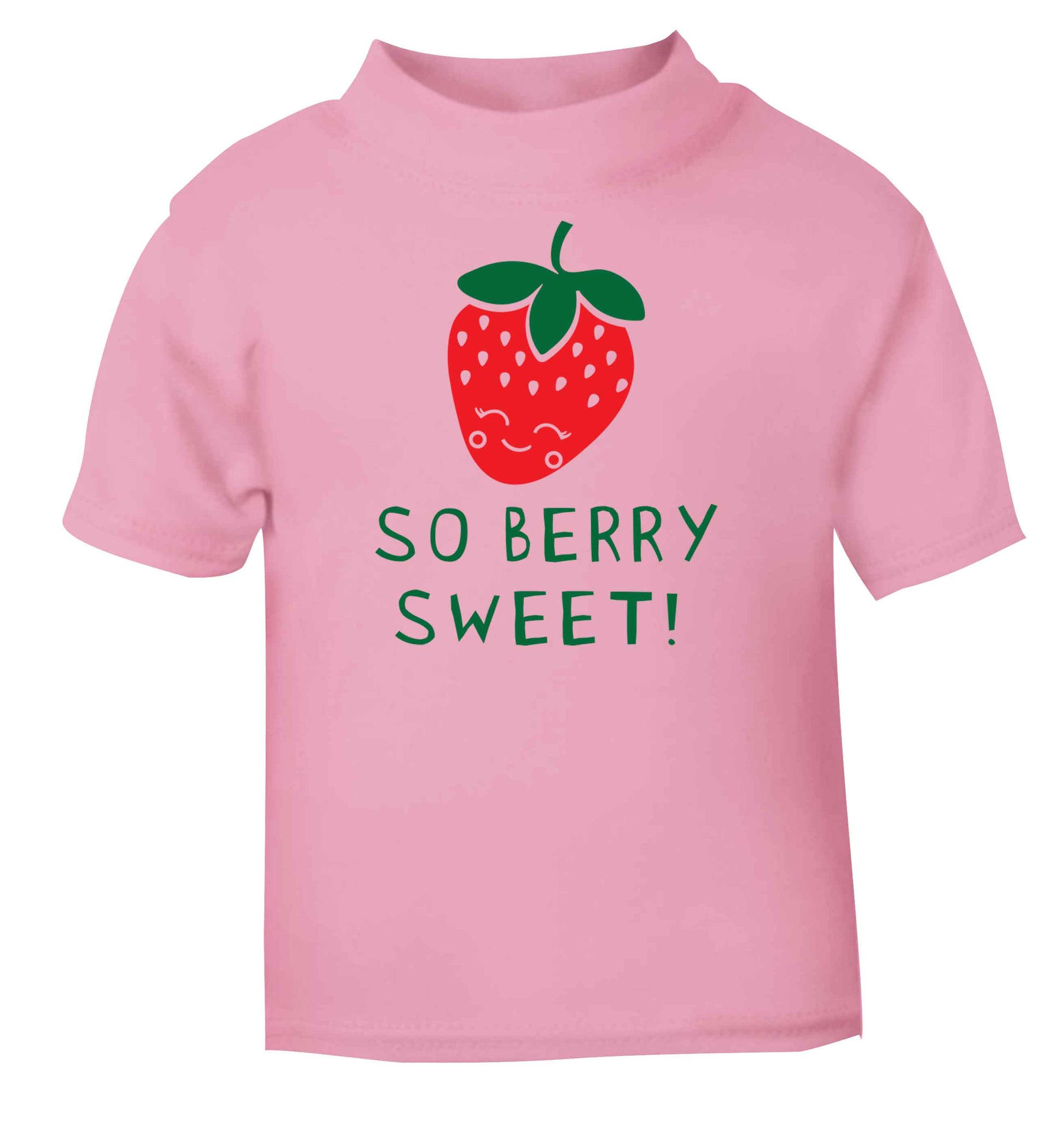 So berry sweet light pink baby toddler Tshirt 2 Years