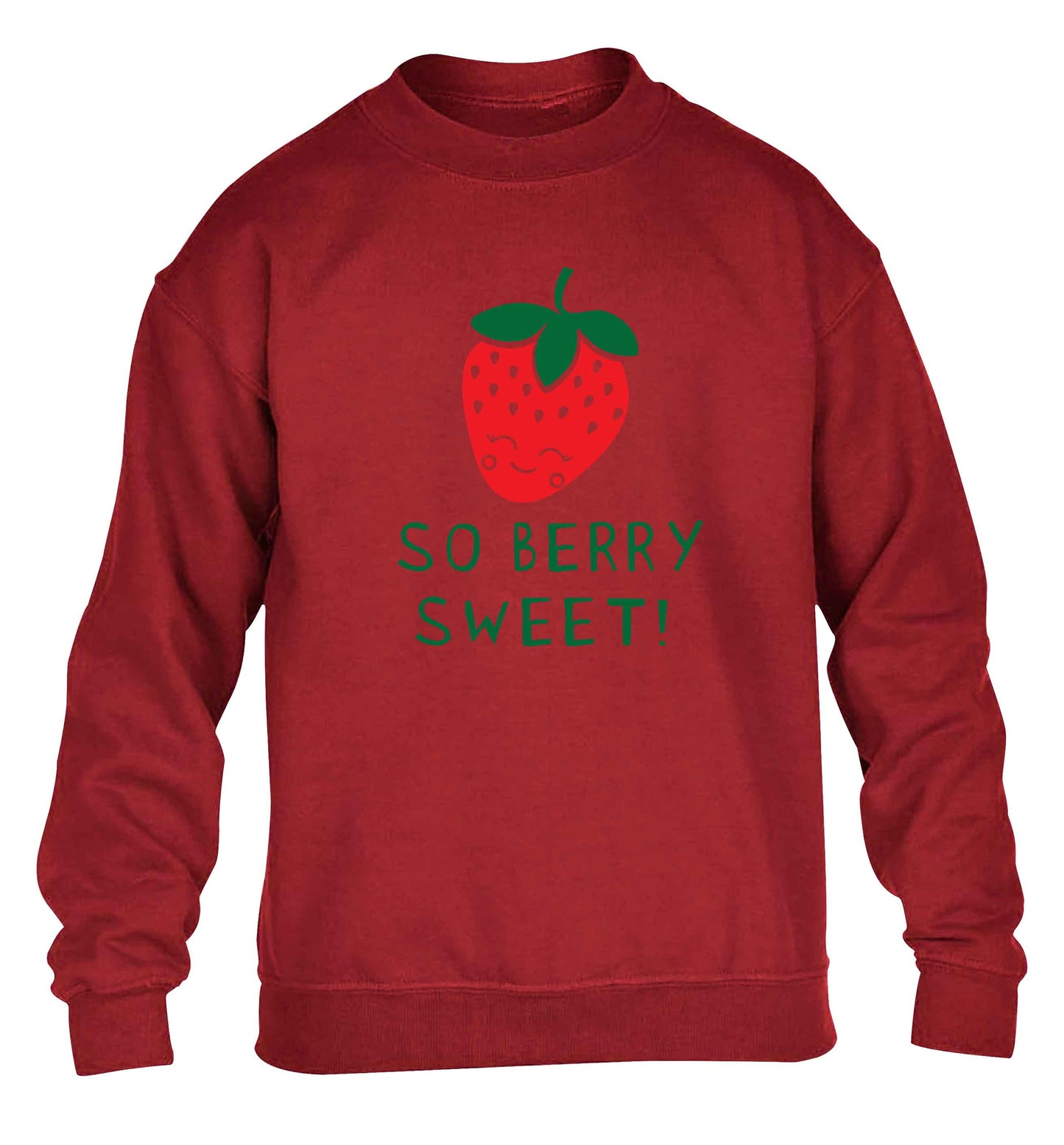 So berry sweet children's grey sweater 12-13 Years