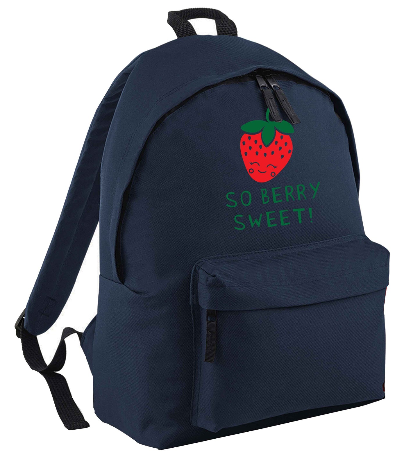 So berry sweet navy adults backpack