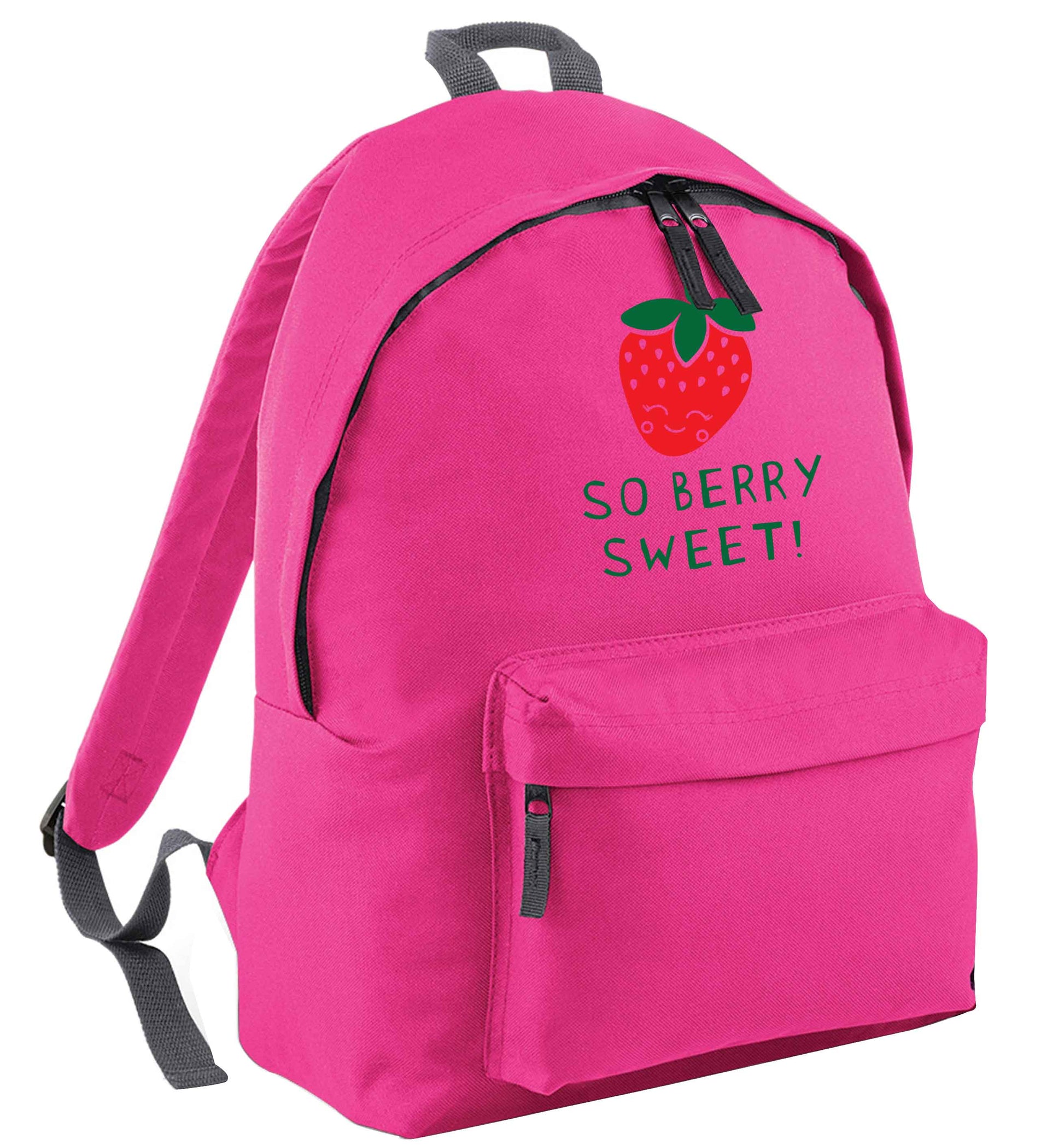So berry sweet pink adults backpack