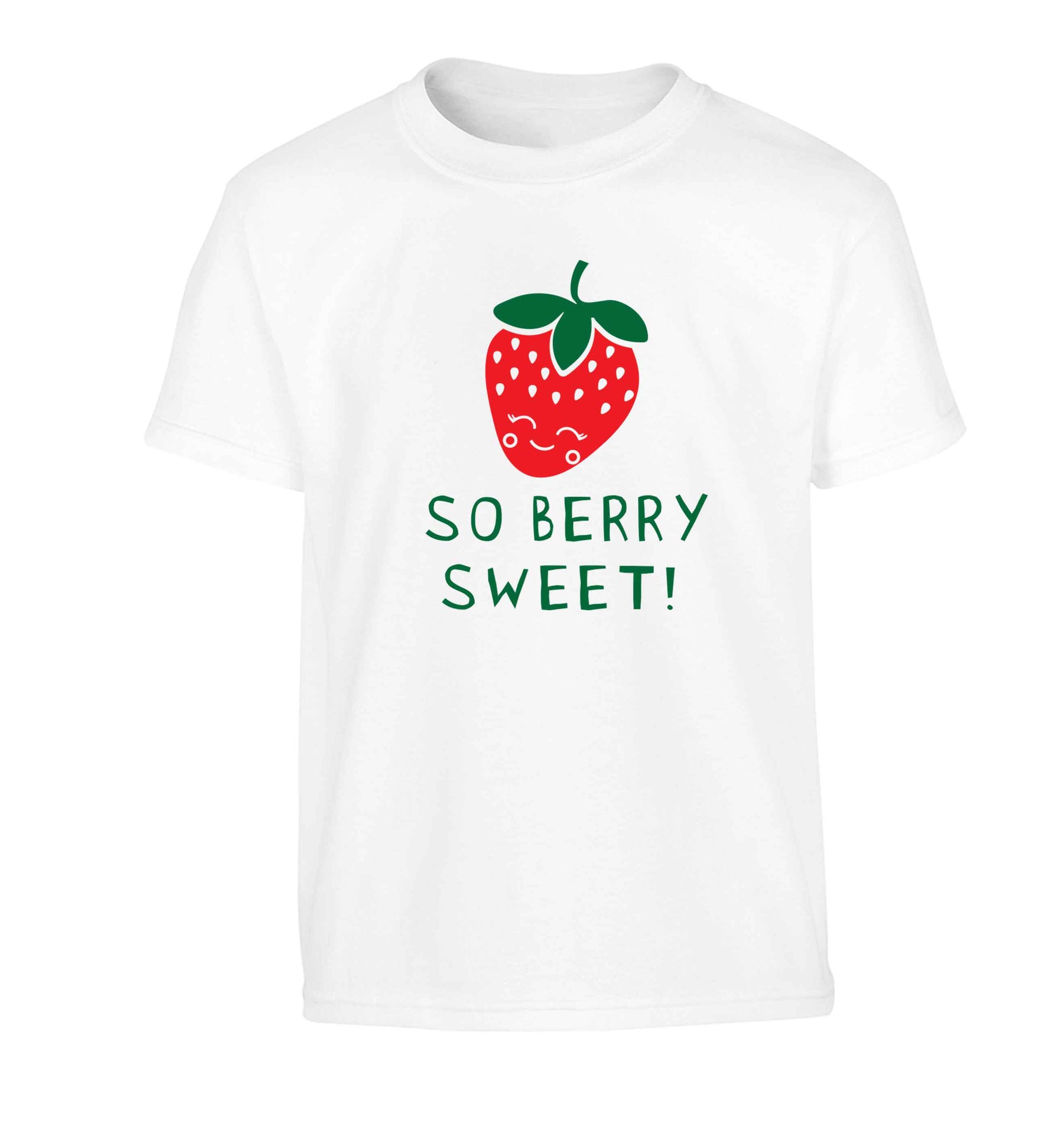 So berry sweet Children's white Tshirt 12-13 Years