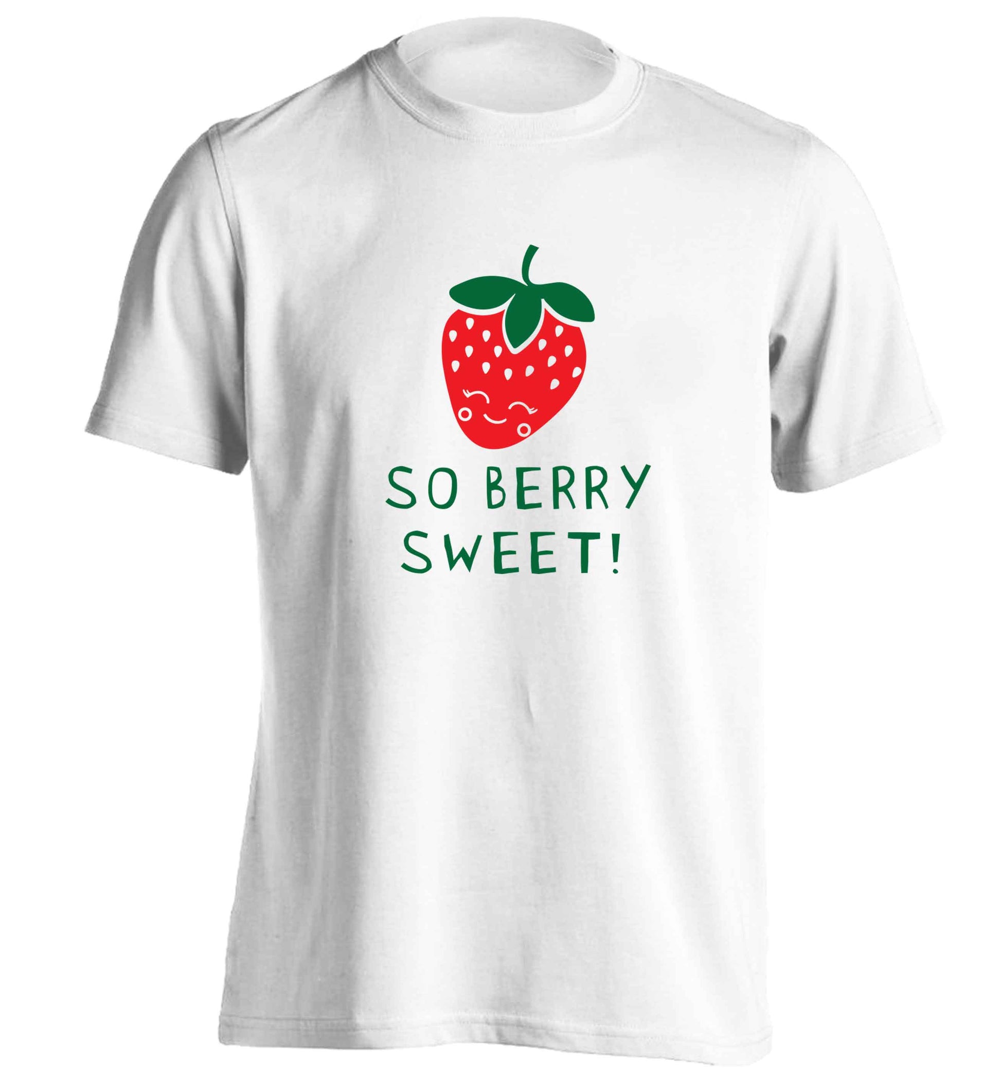 So berry sweet adults unisex white Tshirt 2XL