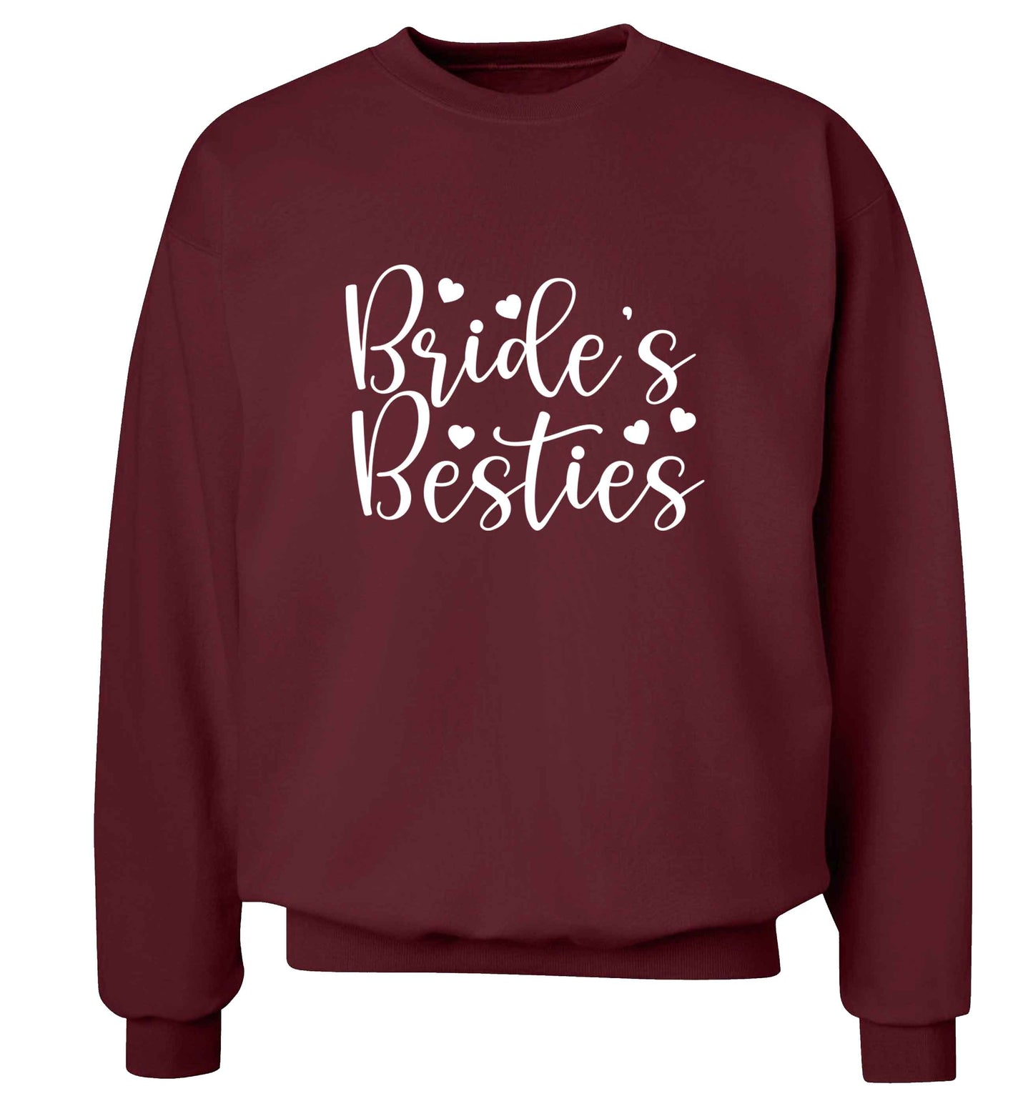 Brides besties adult's unisex maroon sweater 2XL