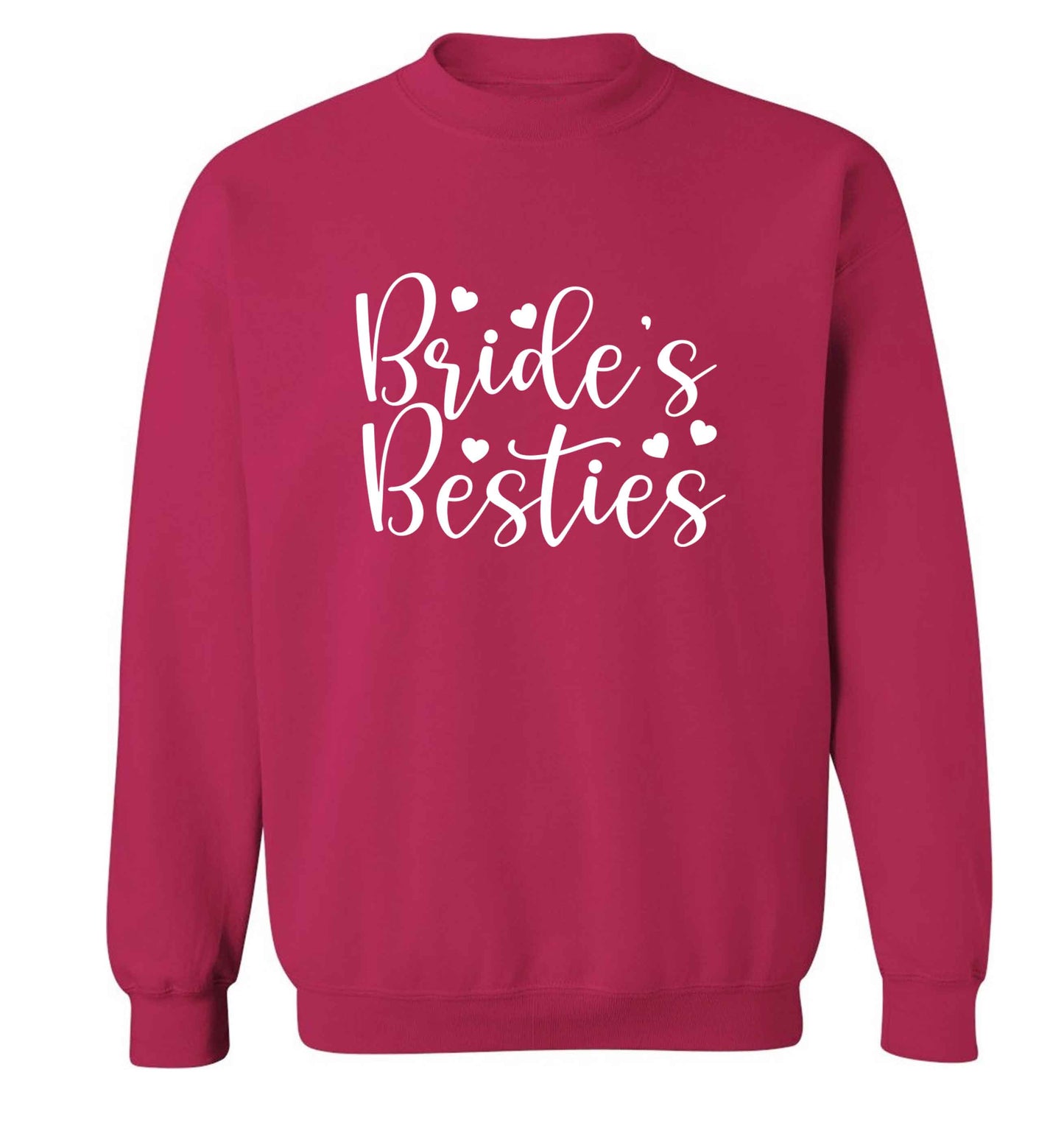 Brides besties adult's unisex pink sweater 2XL