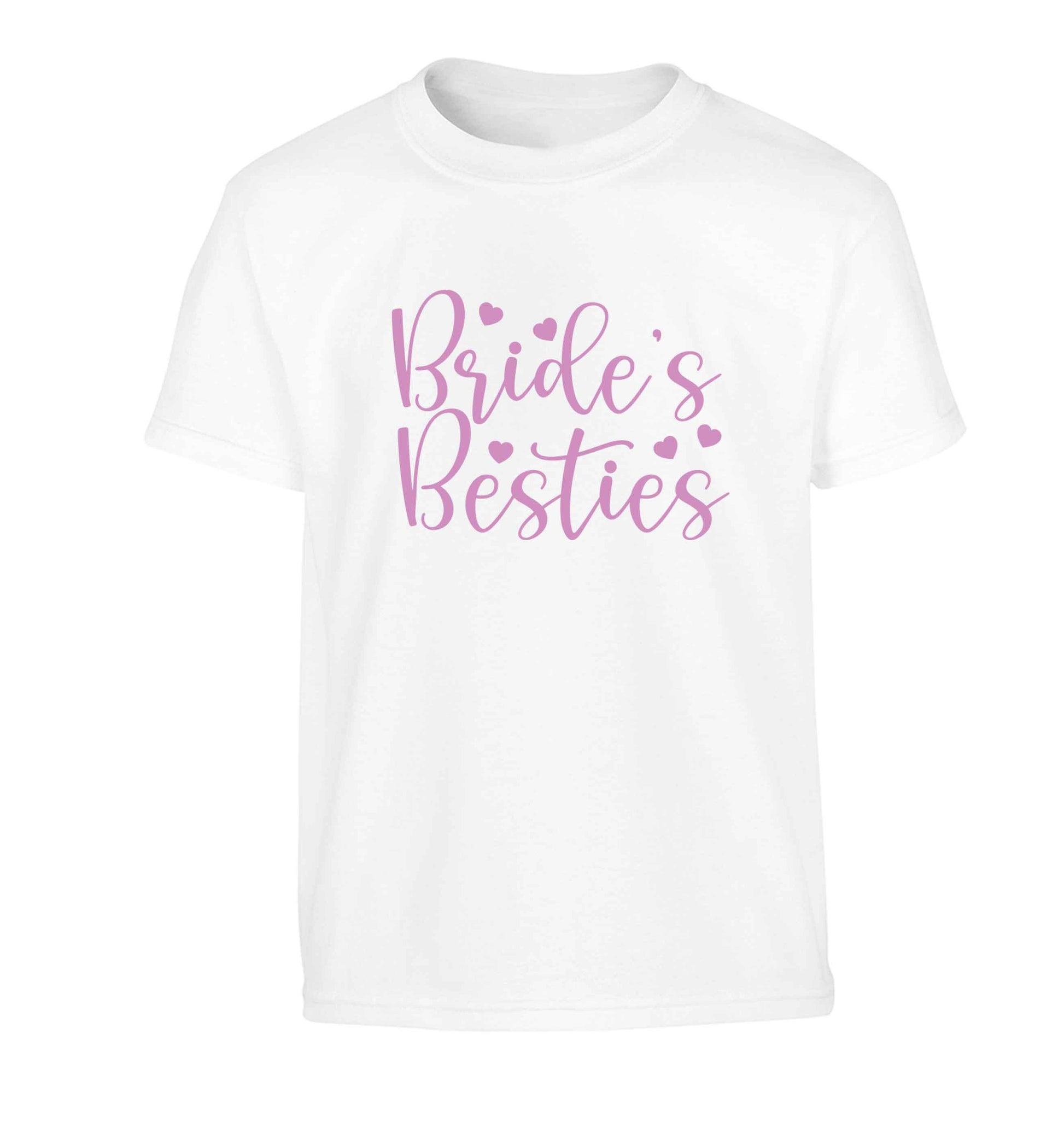 Brides besties Children's white Tshirt 12-13 Years