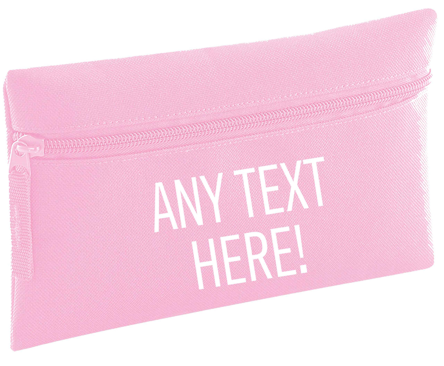 Custom order any text colour and font | Pencil Case