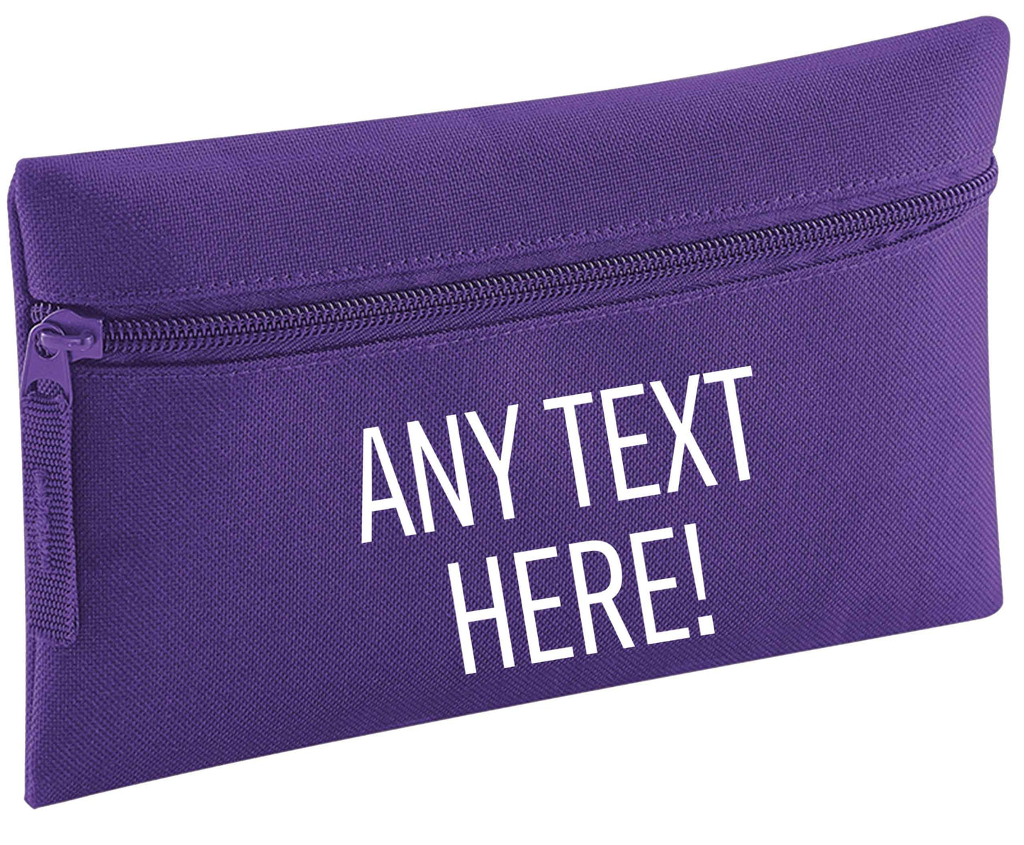 Custom order any text colour and font | Pencil Case