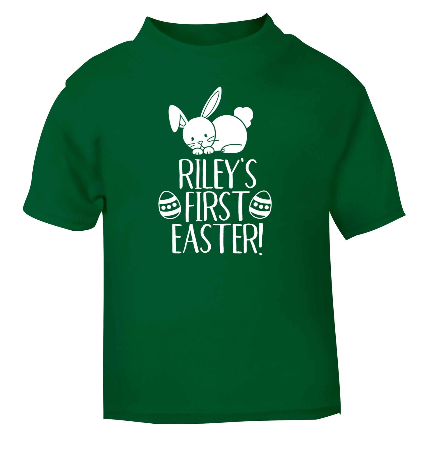 Personalised first Easter green baby toddler Tshirt 2 Years