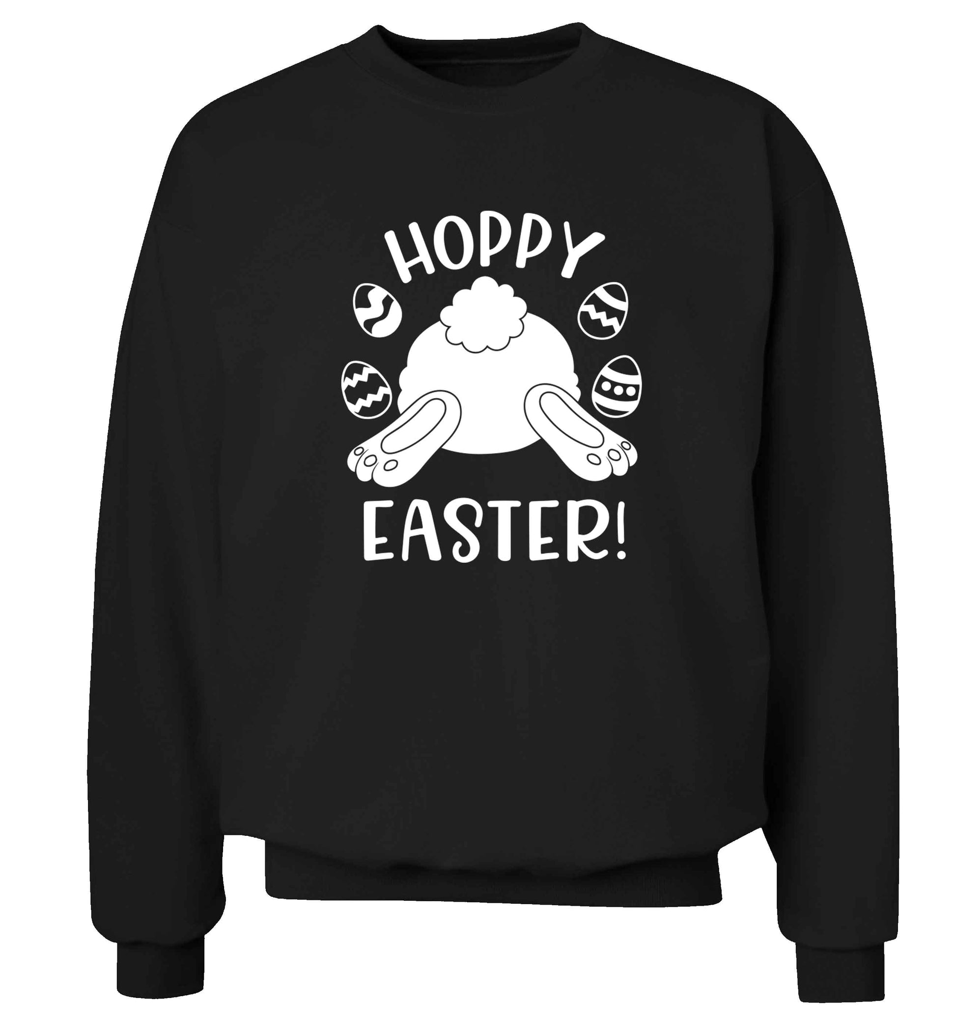 Hoppy Easter adult's unisex black sweater 2XL