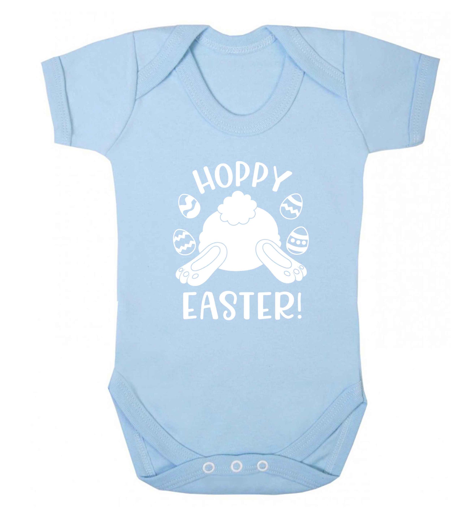 Hoppy Easter baby vest pale blue 18-24 months