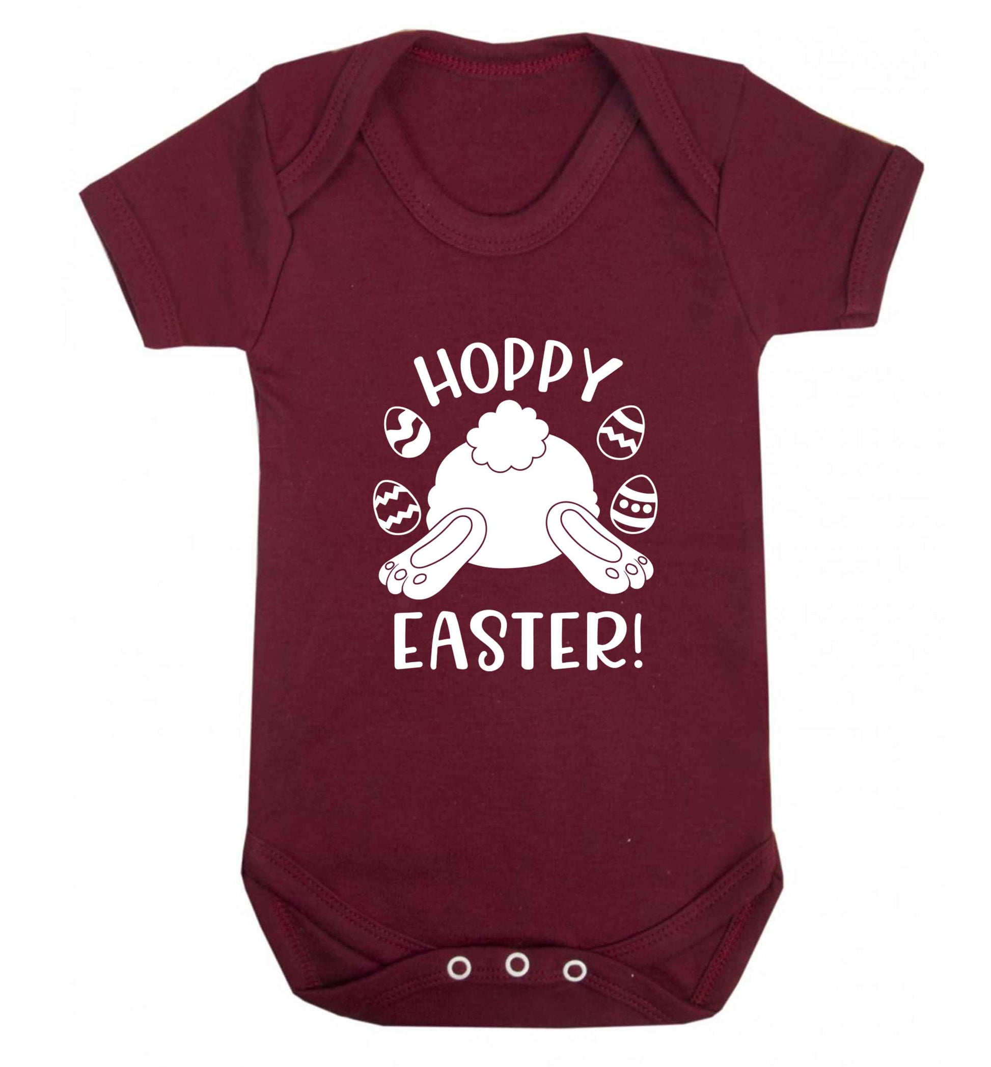 Hoppy Easter baby vest maroon 18-24 months