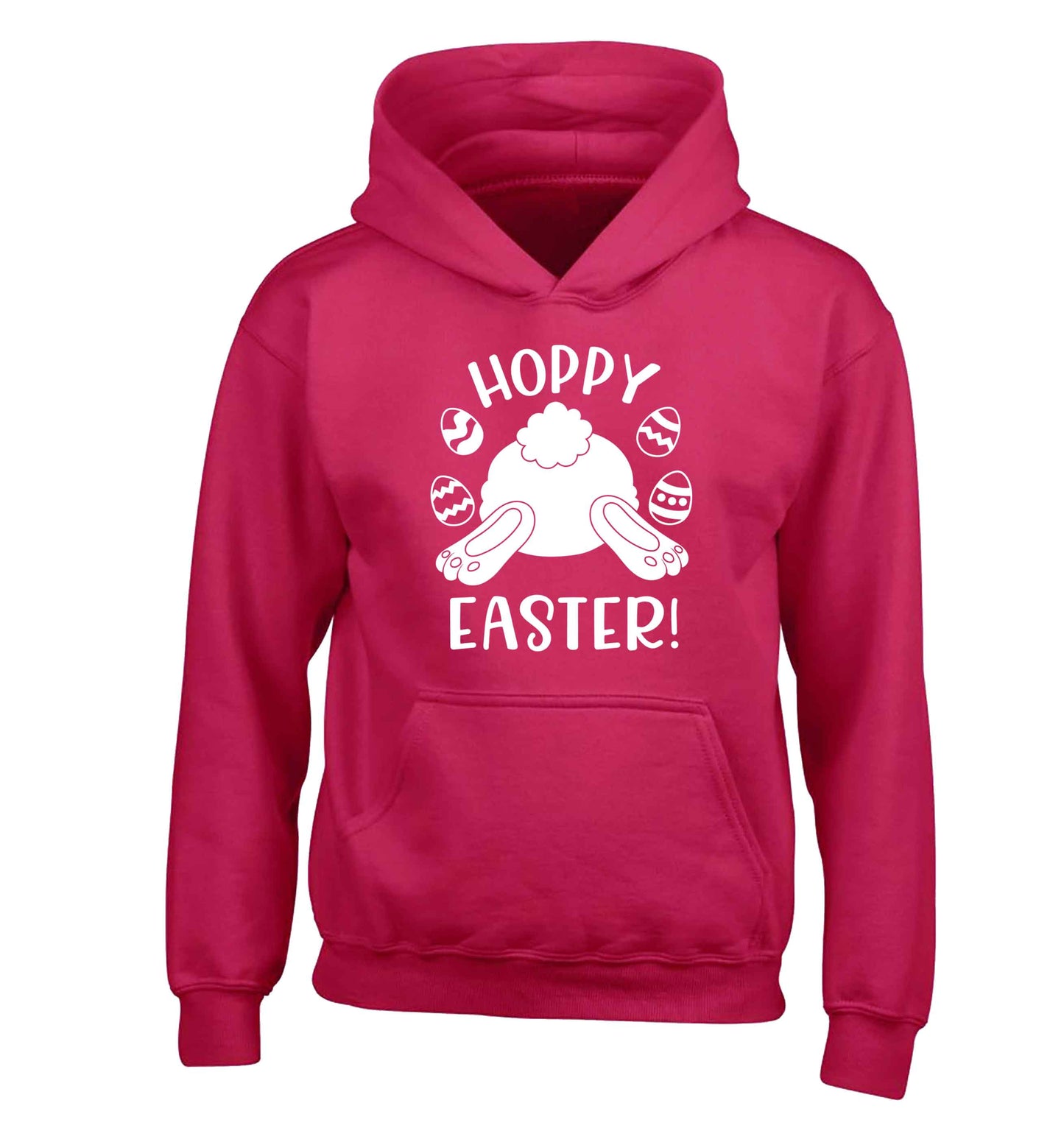 Hoppy Easter children's pink hoodie 12-13 Years