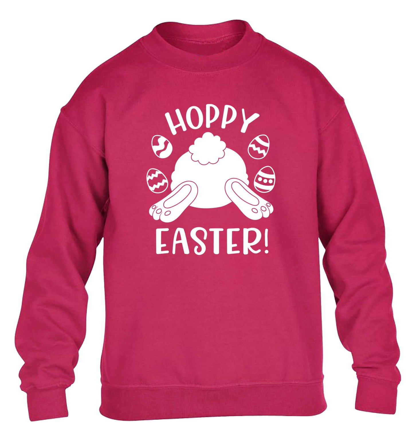 Hoppy Easter children's pink sweater 12-13 Years