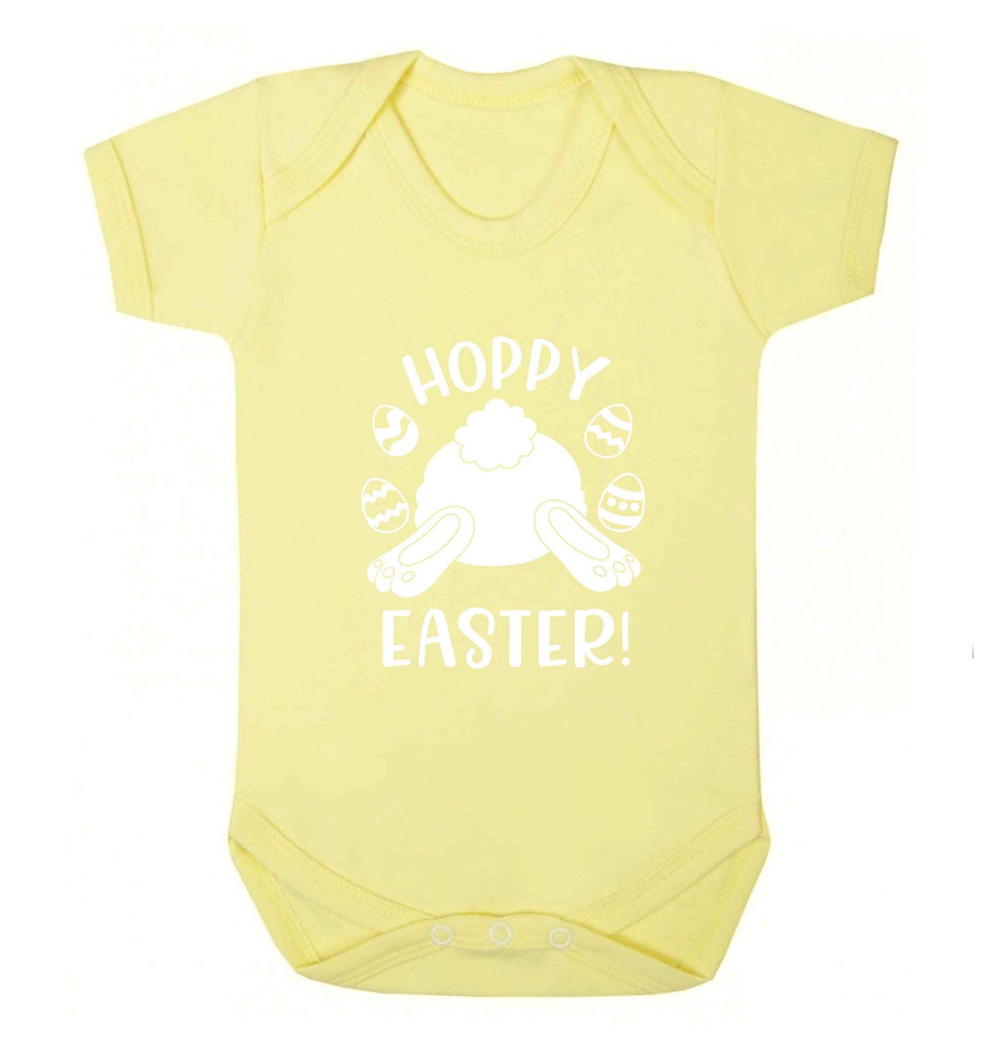 Hoppy Easter baby vest pale yellow 18-24 months