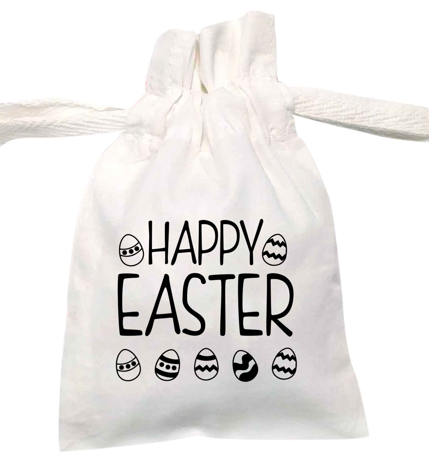 Happy Easter | XS - L | Pouch / Drawstring bag / Sack | Organic Cotton | Bulk discounts available!