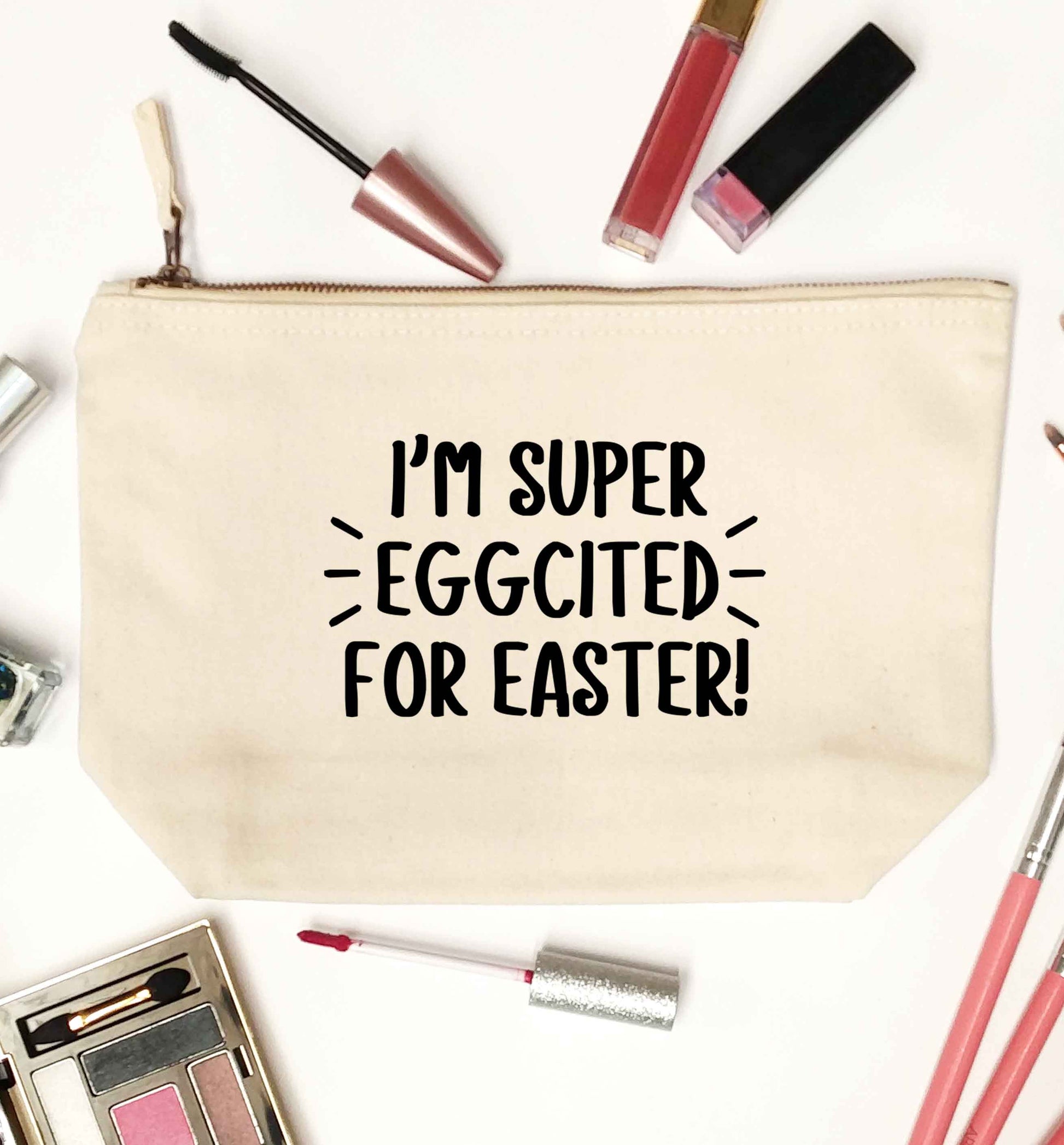 I'm super eggcited for Easter natural makeup bag