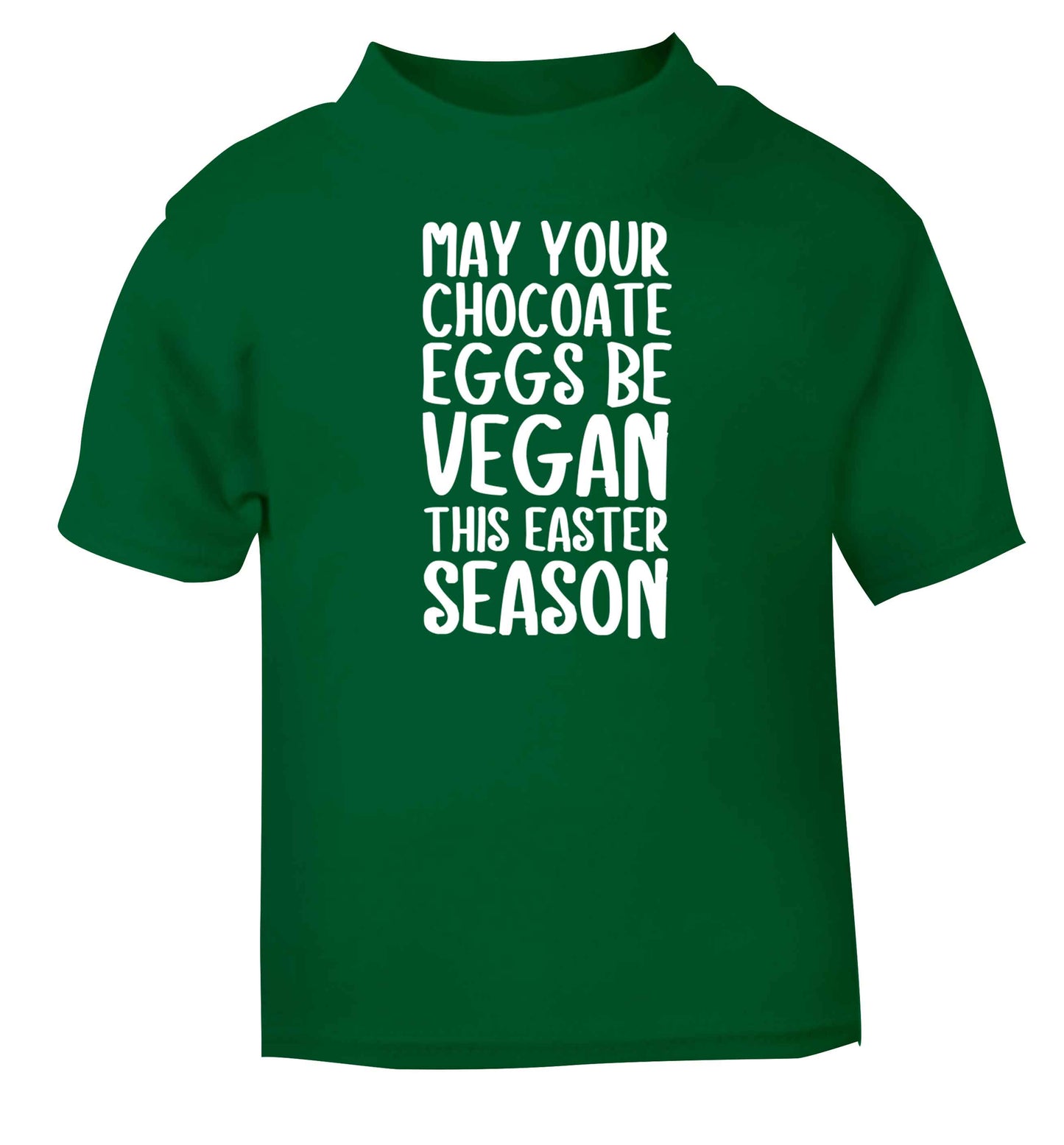 Easter bunny approved! Vegans will love this easter themed green baby toddler Tshirt 2 Years