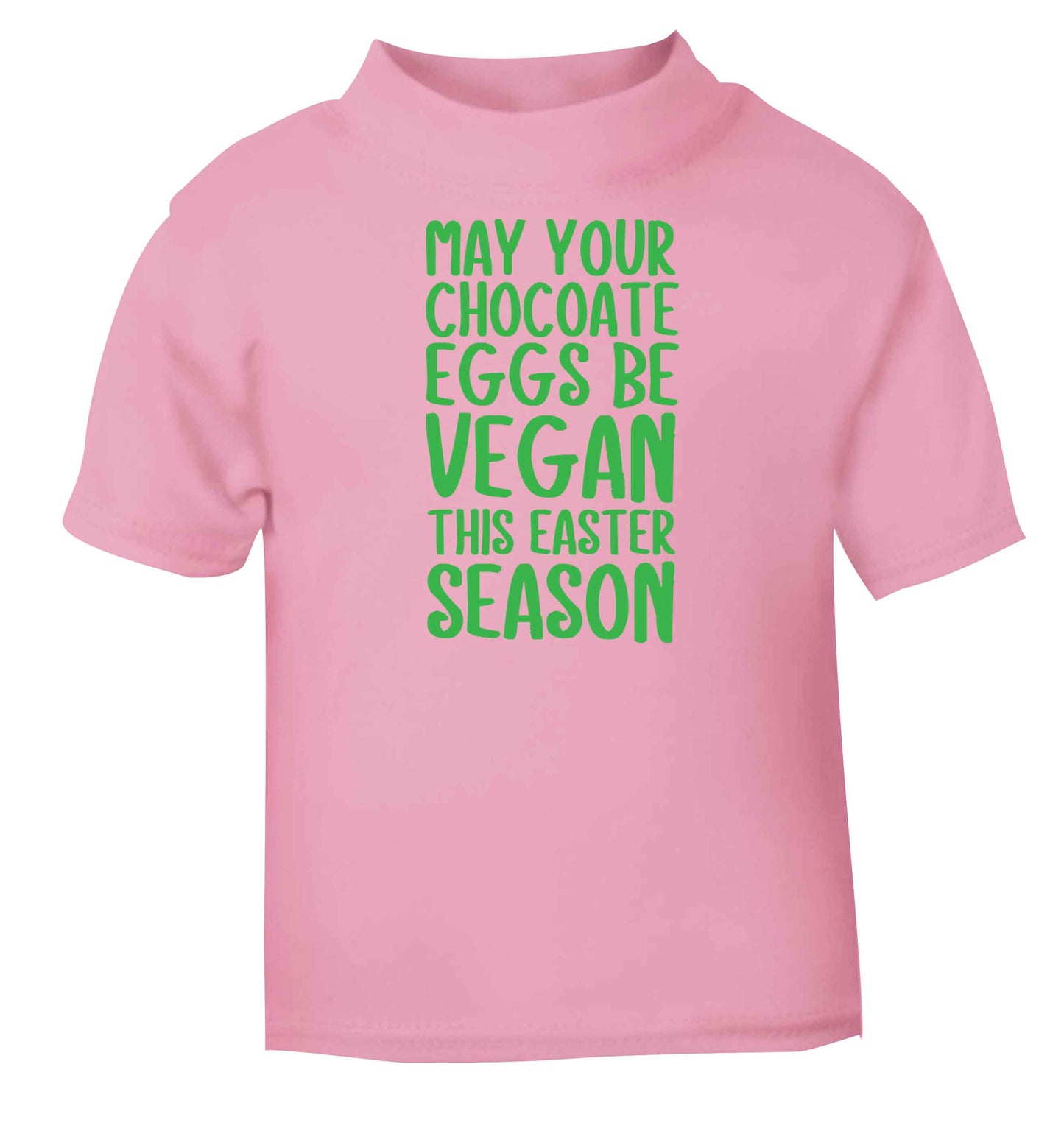 Easter bunny approved! Vegans will love this easter themed light pink baby toddler Tshirt 2 Years