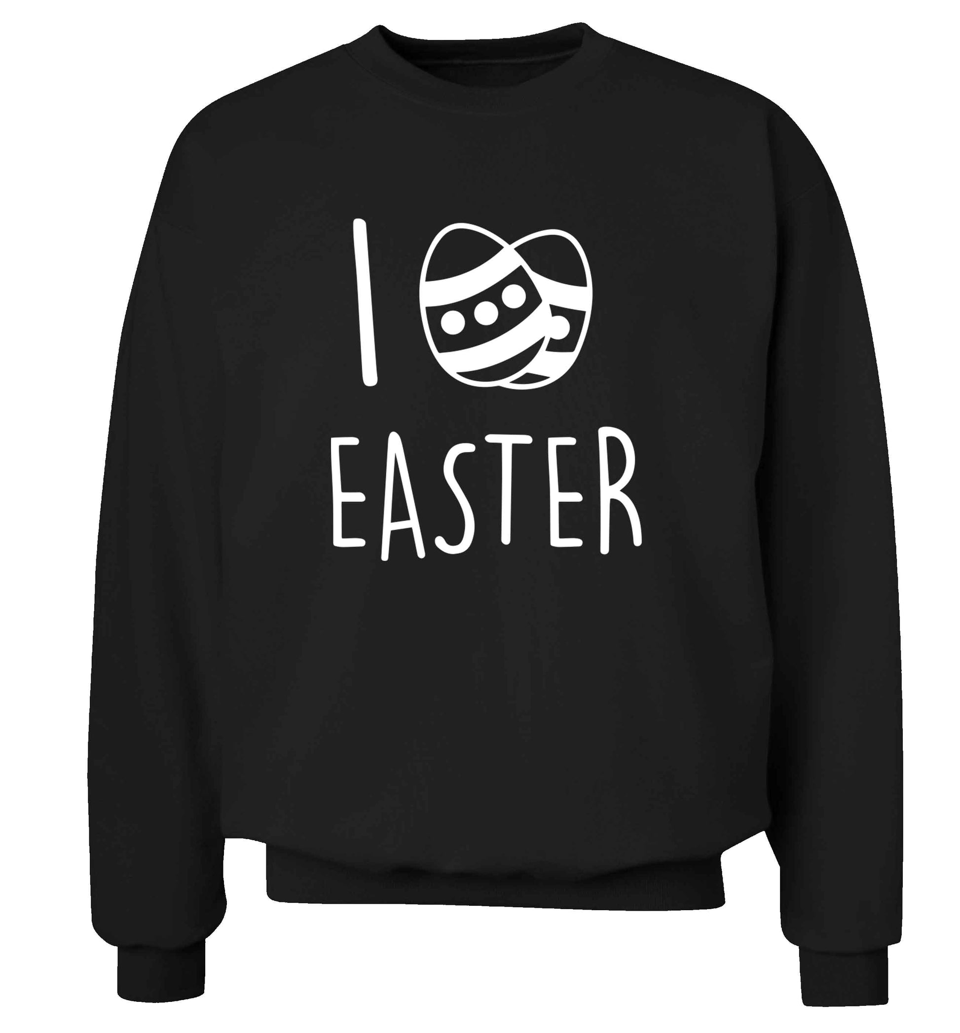 I love Easter adult's unisex black sweater 2XL