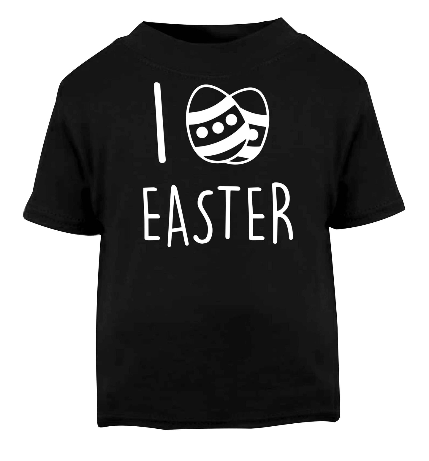 I love Easter Black baby toddler Tshirt 2 years
