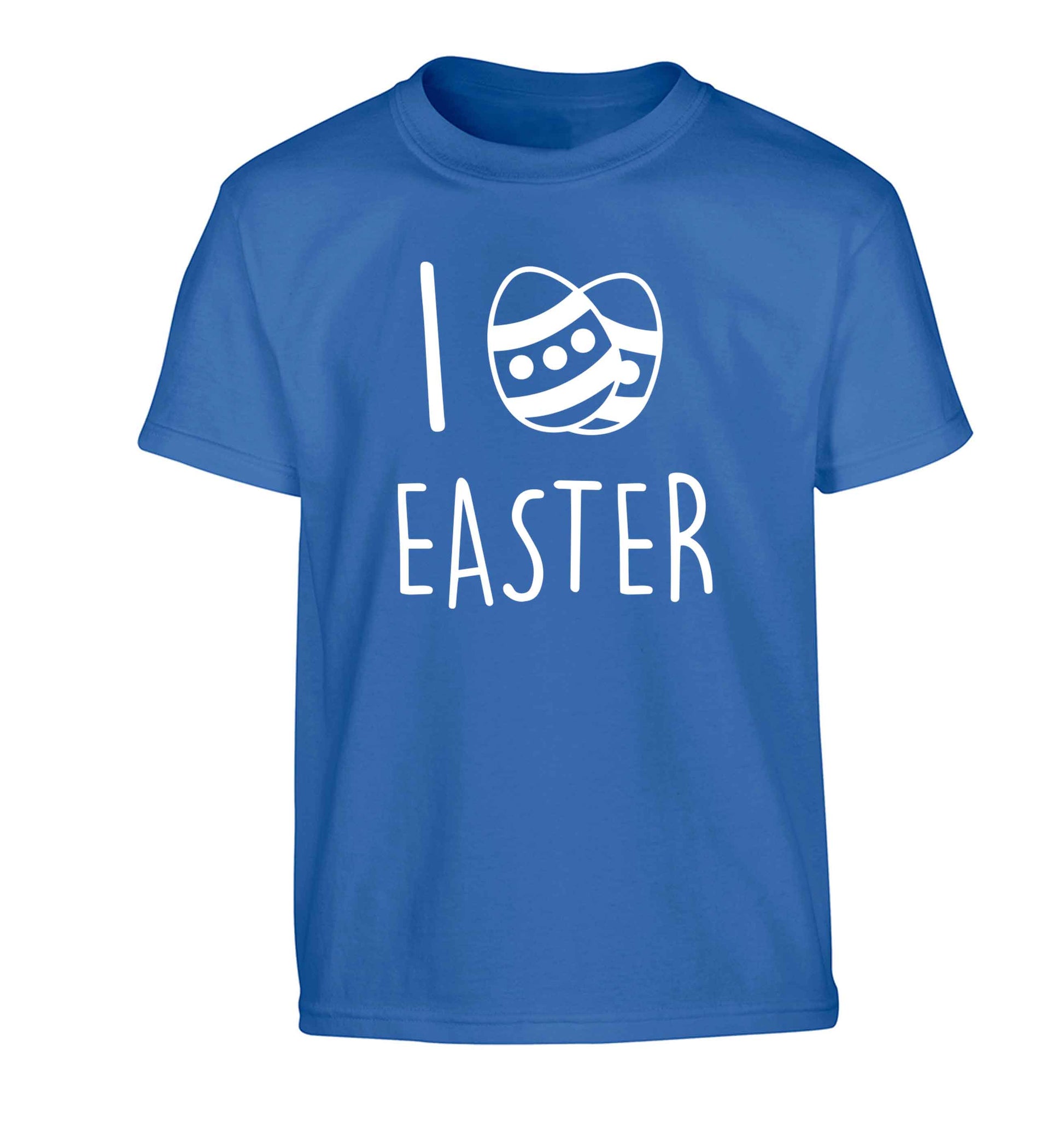 I love Easter Children's blue Tshirt 12-13 Years