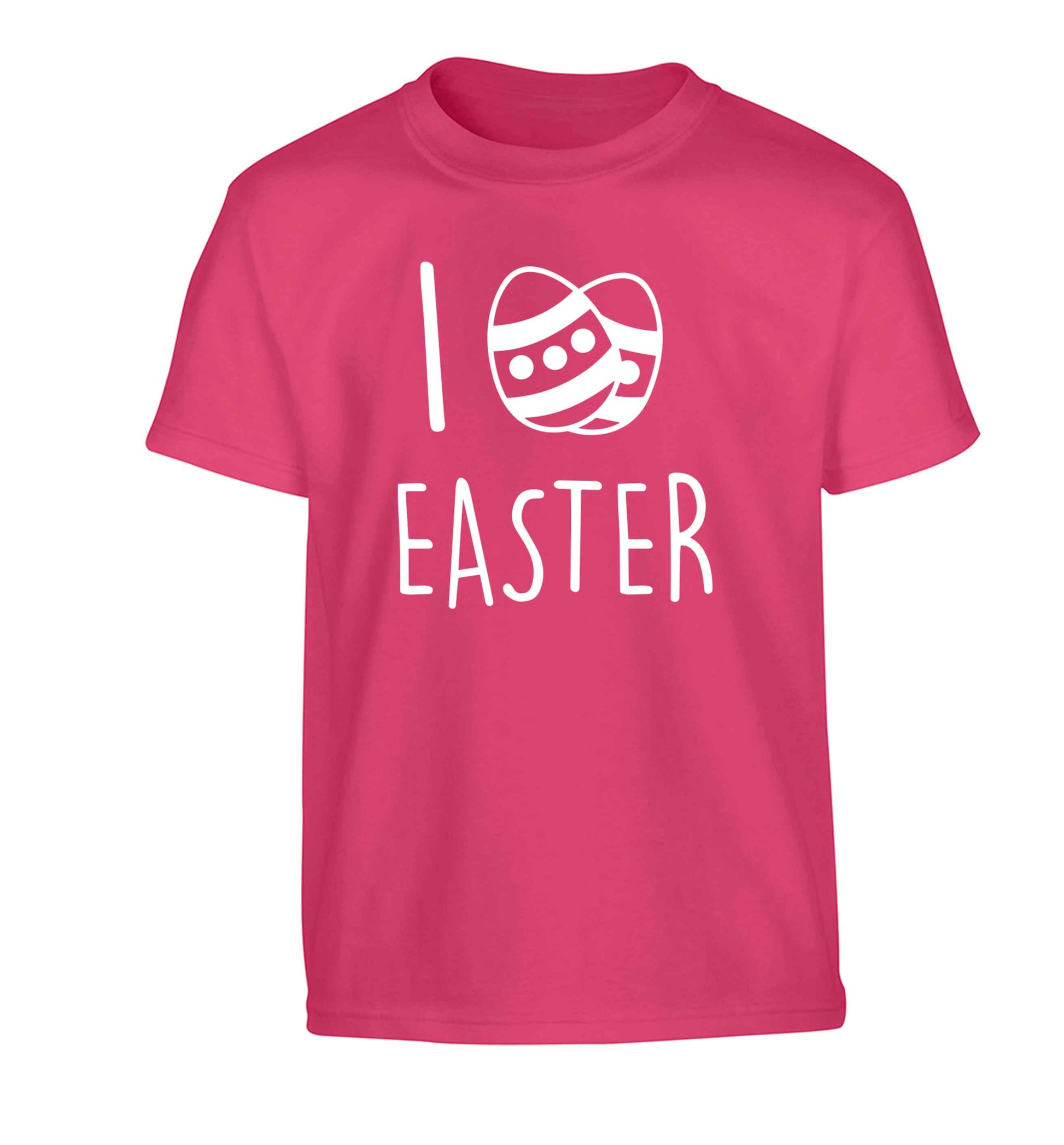 I love Easter Children's pink Tshirt 12-13 Years