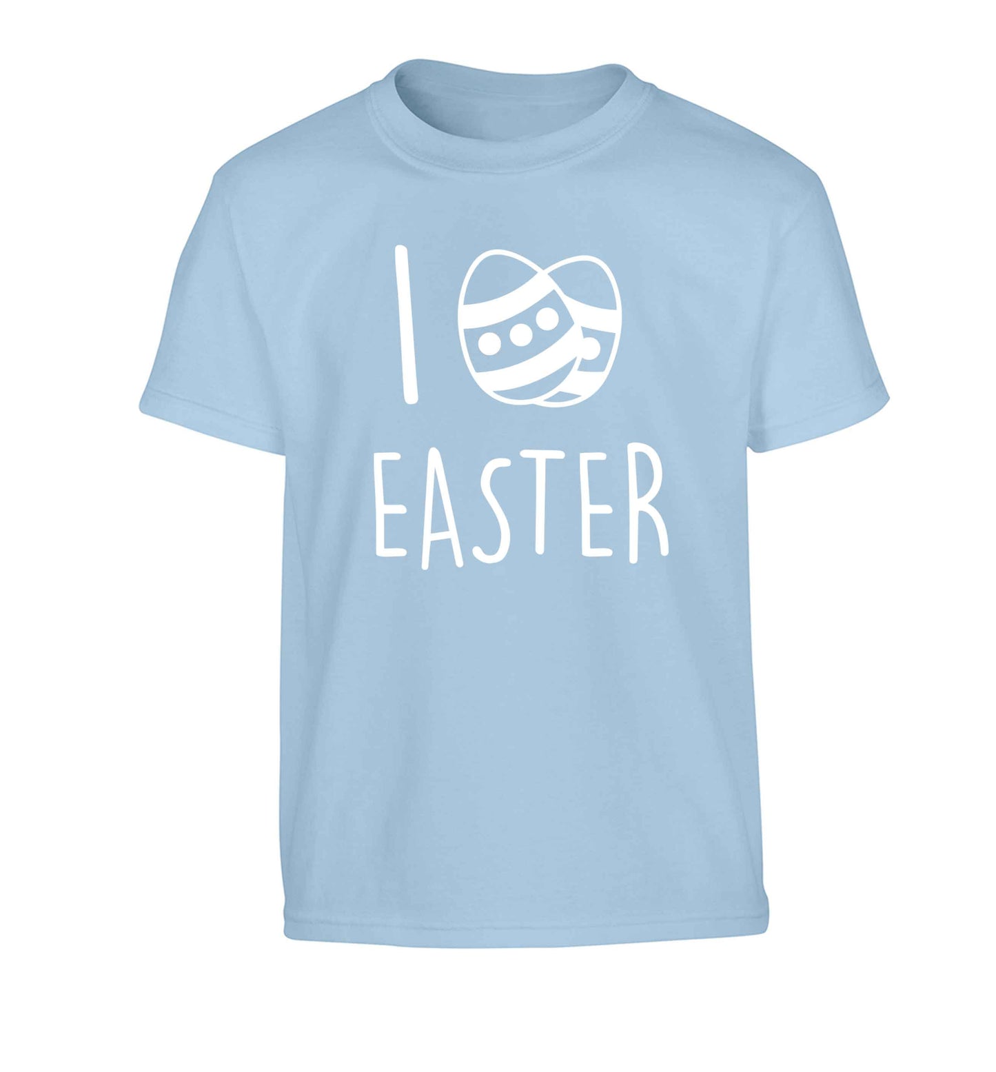 I love Easter Children's light blue Tshirt 12-13 Years