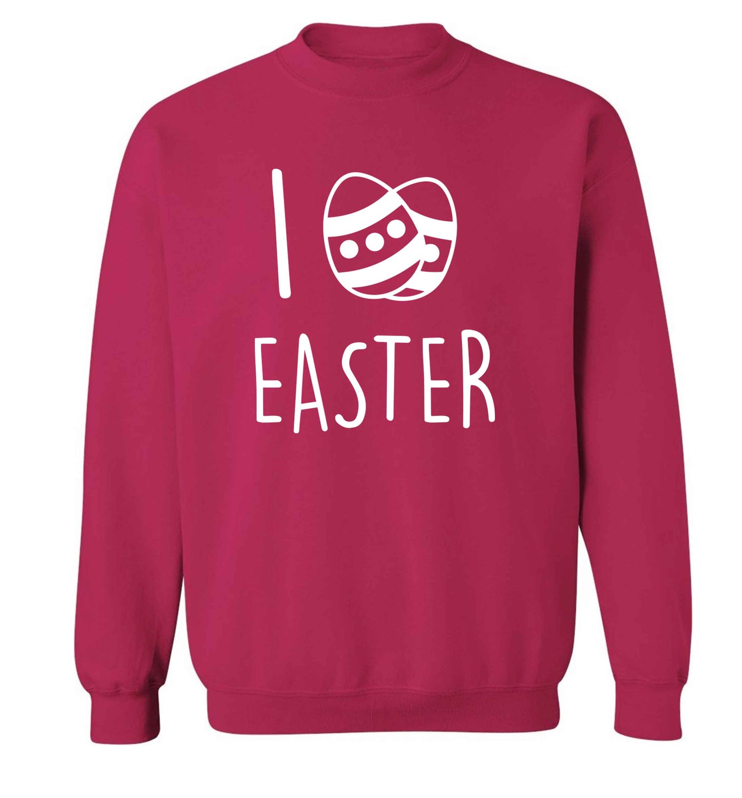 I love Easter adult's unisex pink sweater 2XL