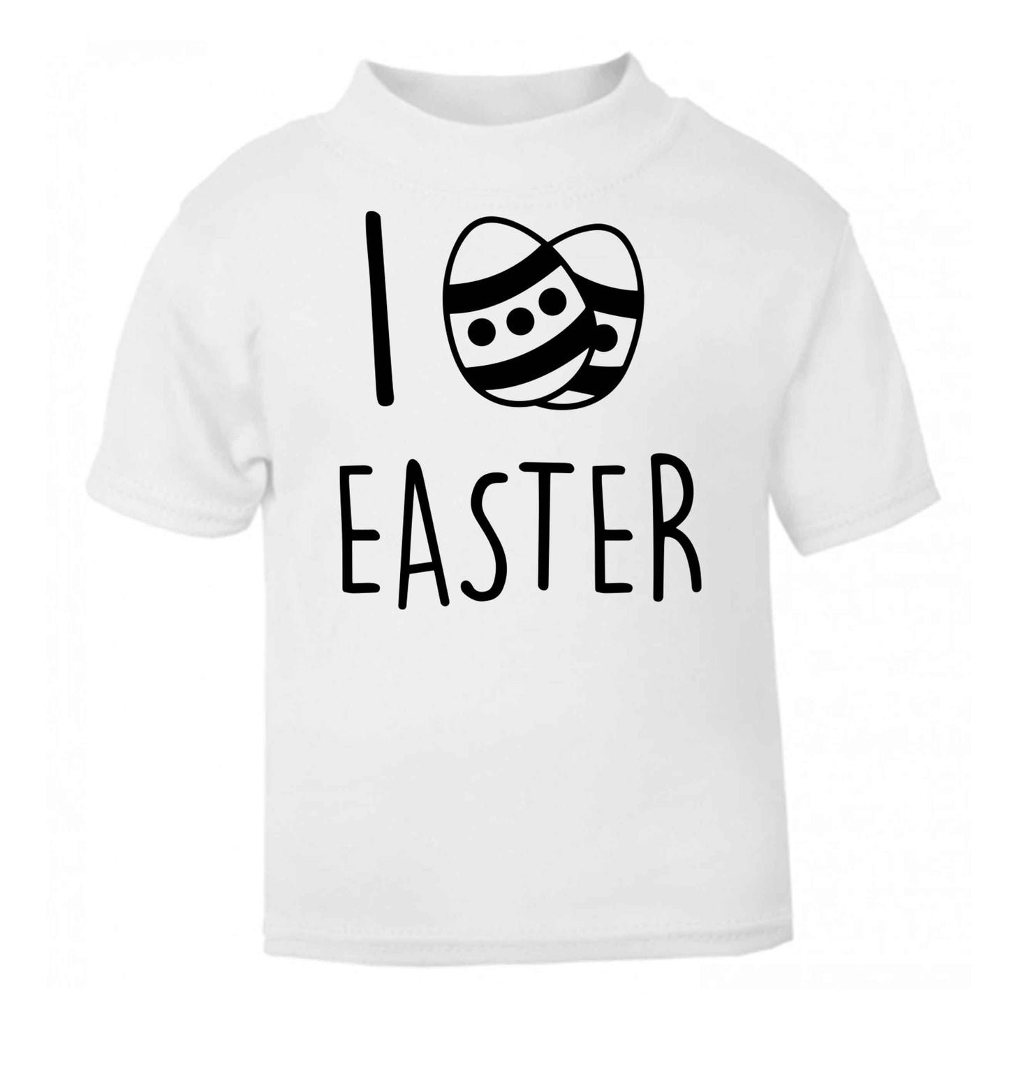 I love Easter white baby toddler Tshirt 2 Years